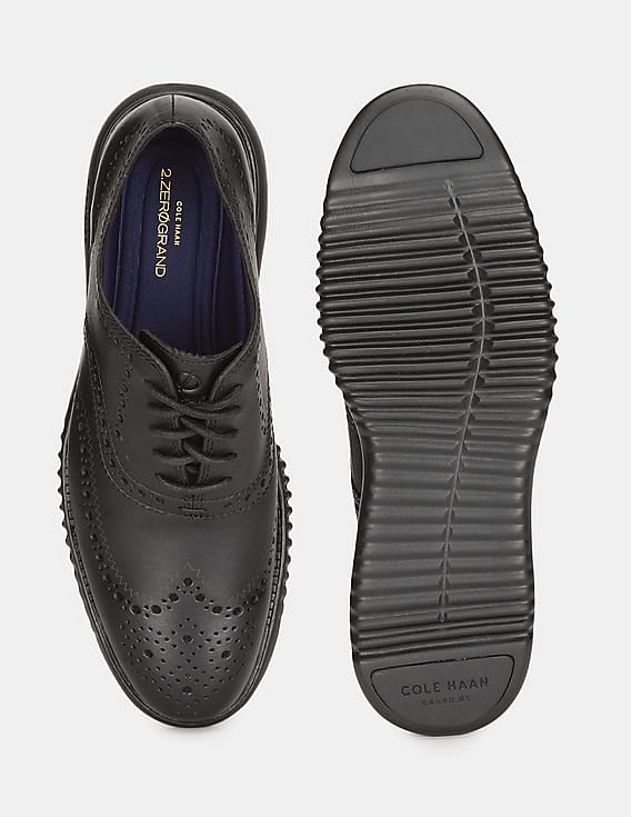 Cole Haan Black 2.ZERØGRAND Wingtip Oxford Shoes