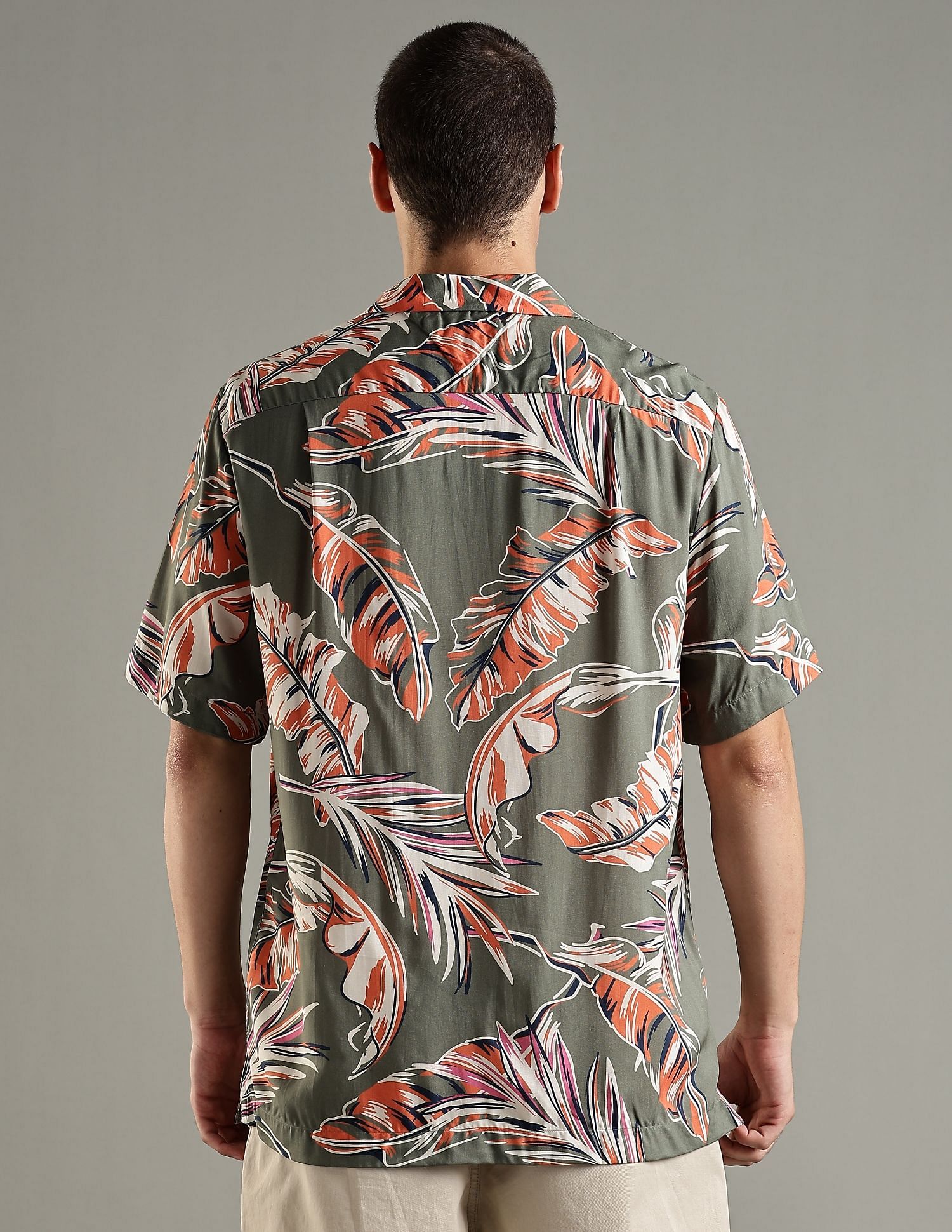 Tommy Hilfiger Printed Regular Fit Viscose Shirt