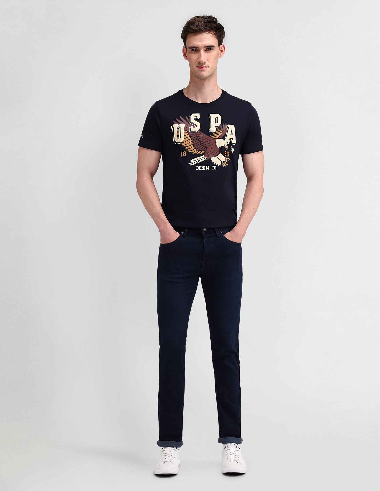 U.S. Polo Assn. Denim Co. Muscle Fit Printed T-Shirt