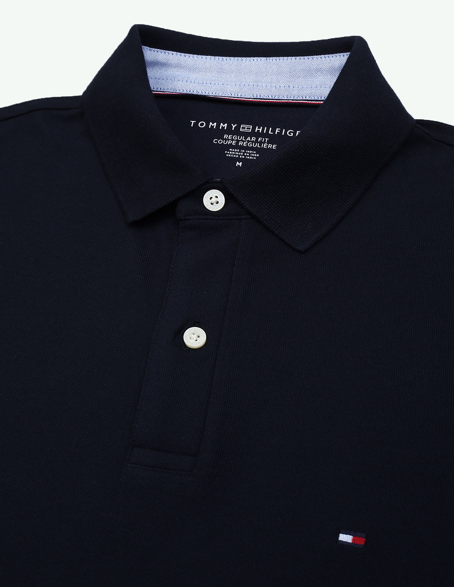 Tommy Hilfiger Solid Cotton Polo Shirt