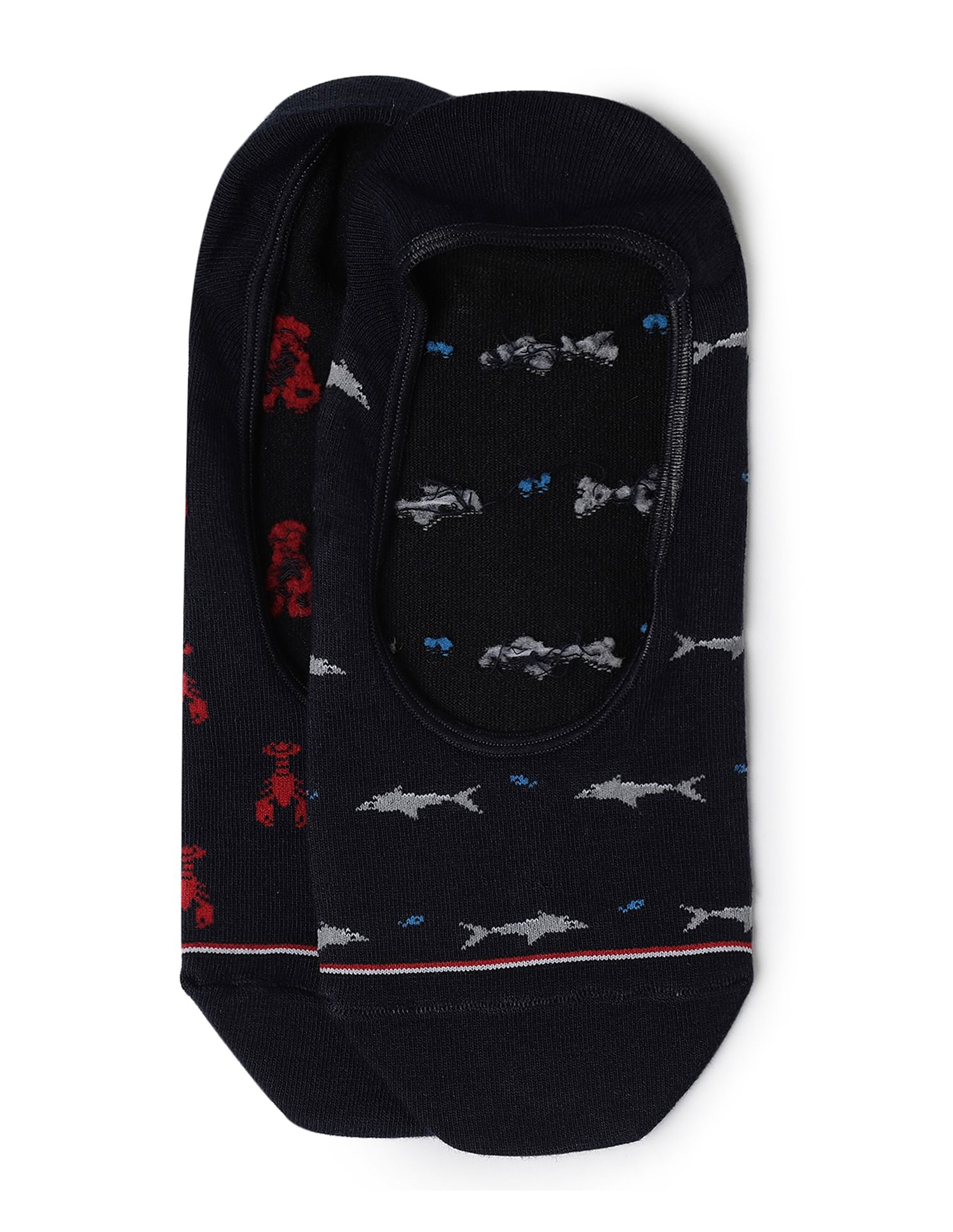 Tommy Hilfiger Men No Show Lobster Socks - Pack Of 2