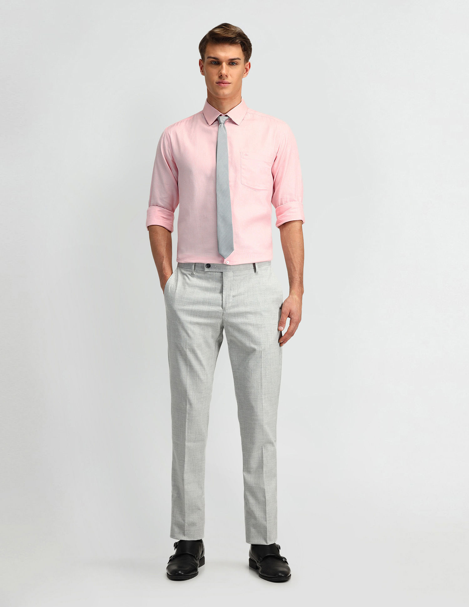 Arrow Textured Cotton Shirt