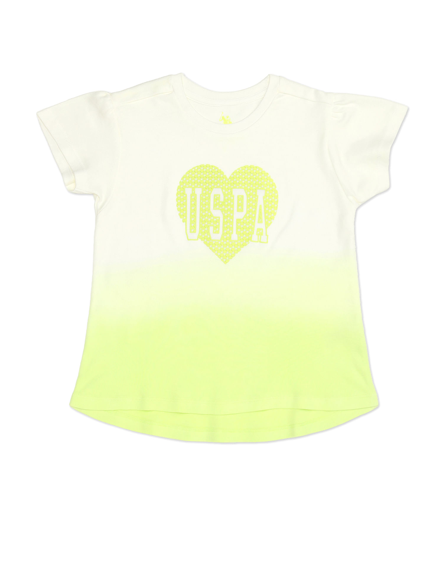 U.S. Polo Assn. Kids Crew Neck Brand Print T-Shirt