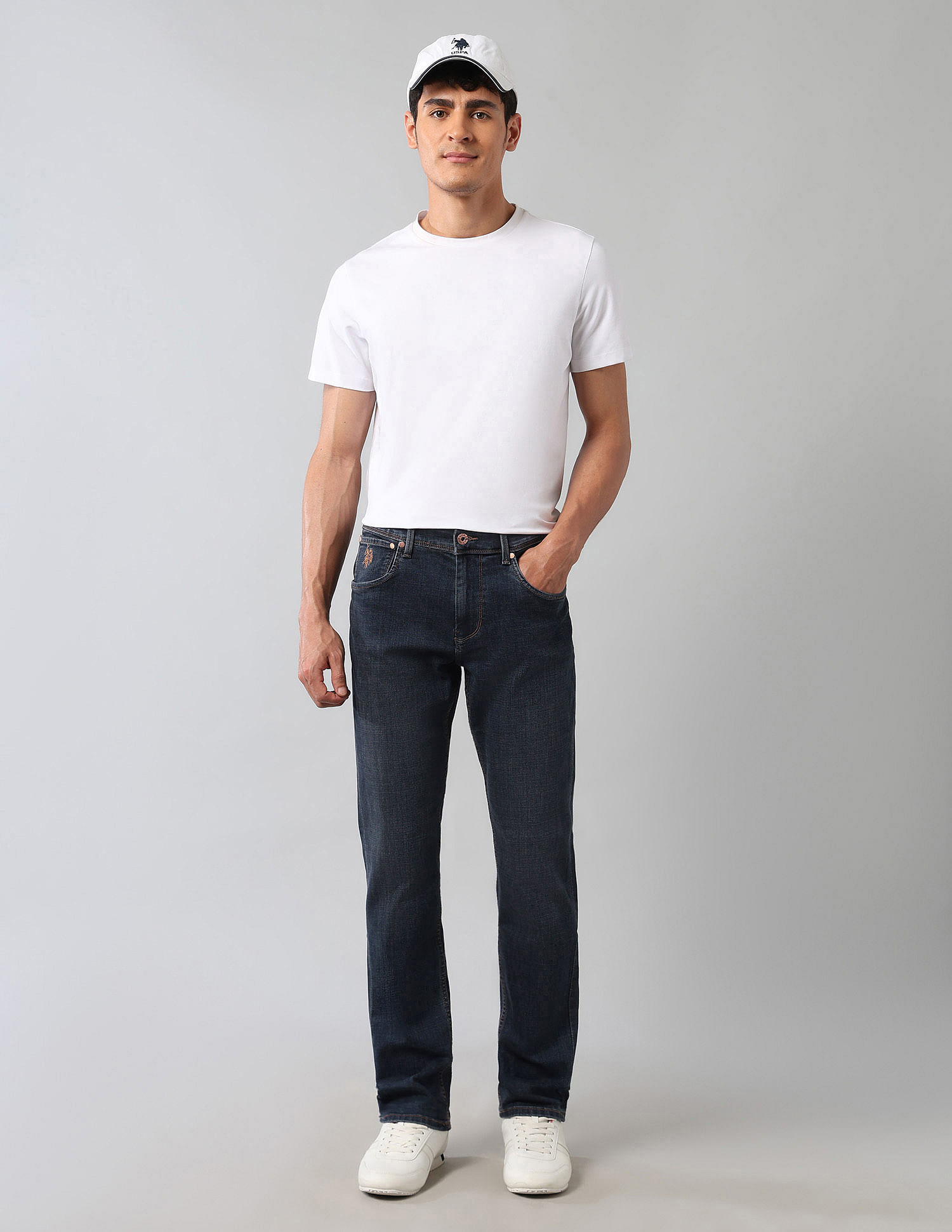 U.S. Polo Assn. Denim Co. Brandon Slim Tapered Fit Blue Ultra Soft Jeans