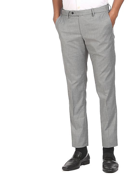 Arrow Formal Trousers : Buy Arrow Men Off White Madison Fit Solid Formal  Trousers Online | Nykaa Fashion