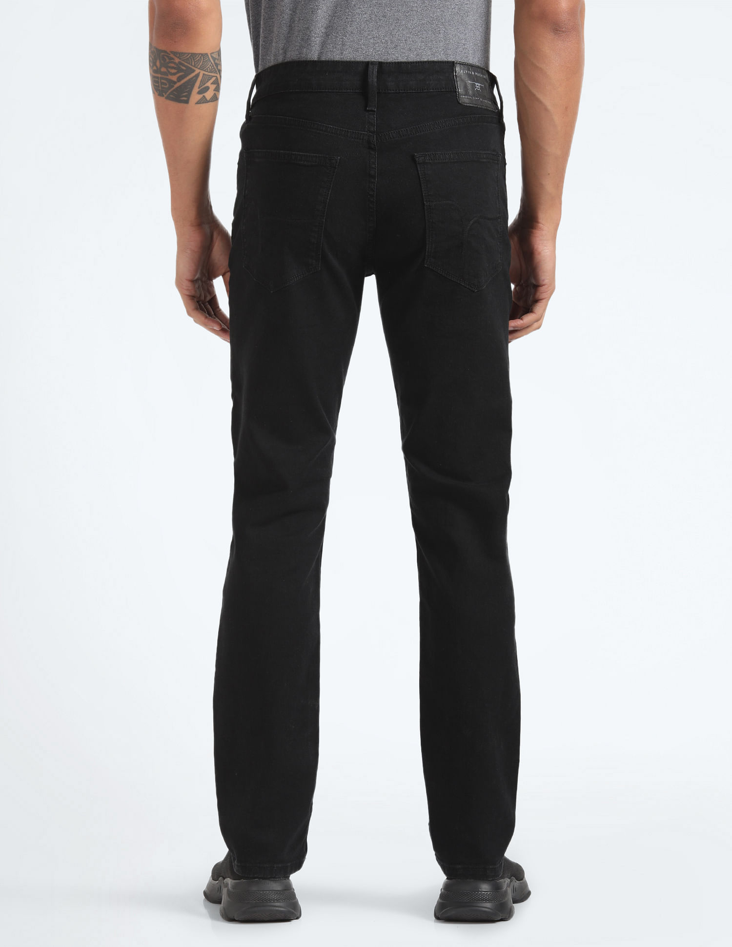 Flying Machine Freddie Slim Straight Mid Rise Jeans