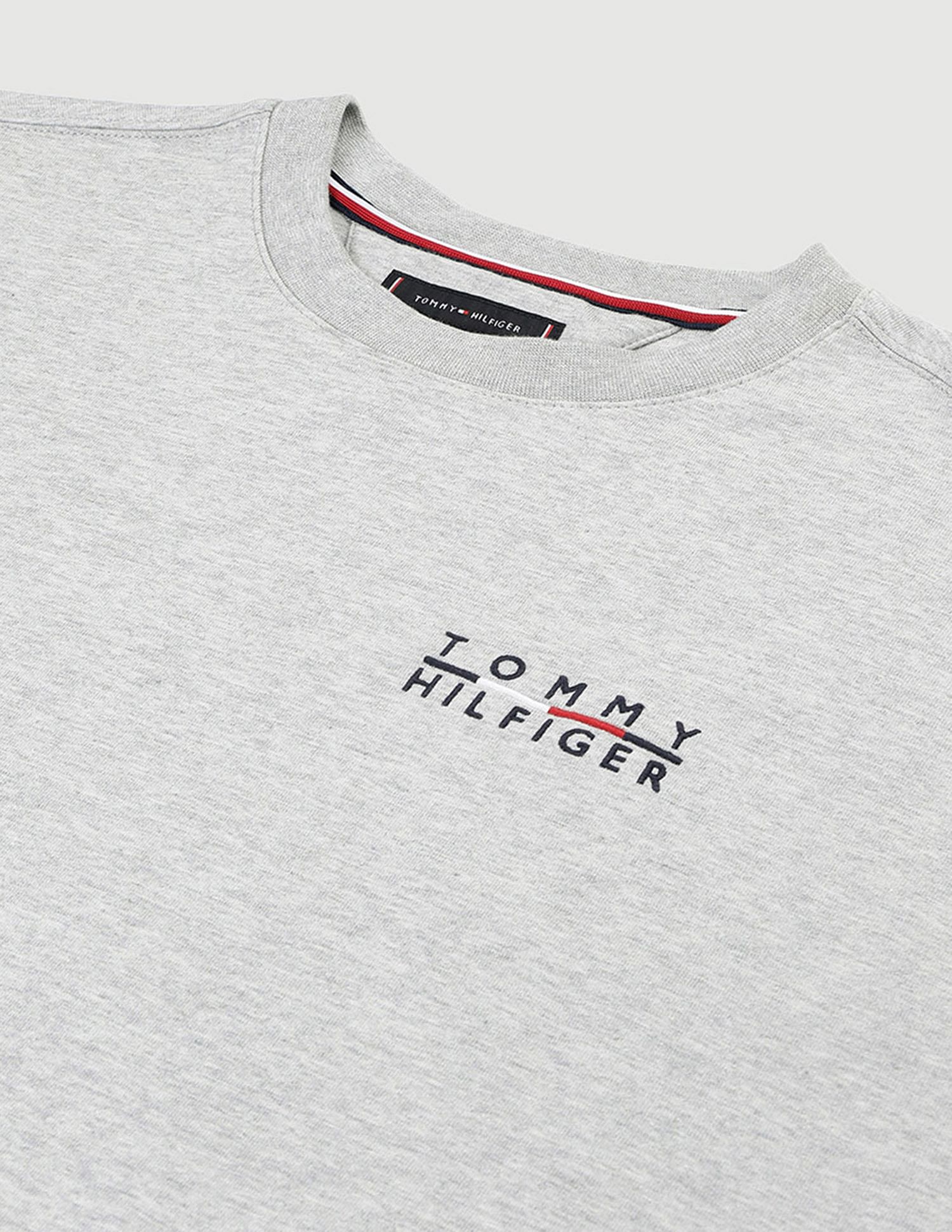 Tommy Hilfiger Crew Neck Logo Cotton Sweatshirt