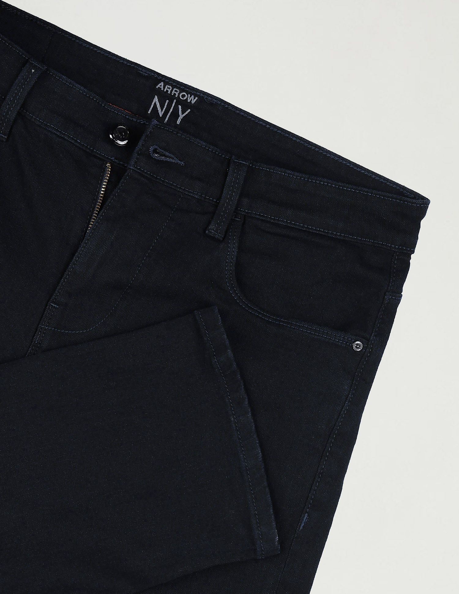 Arrow Newyork Mid Rise Regular Straight Fit Jeans