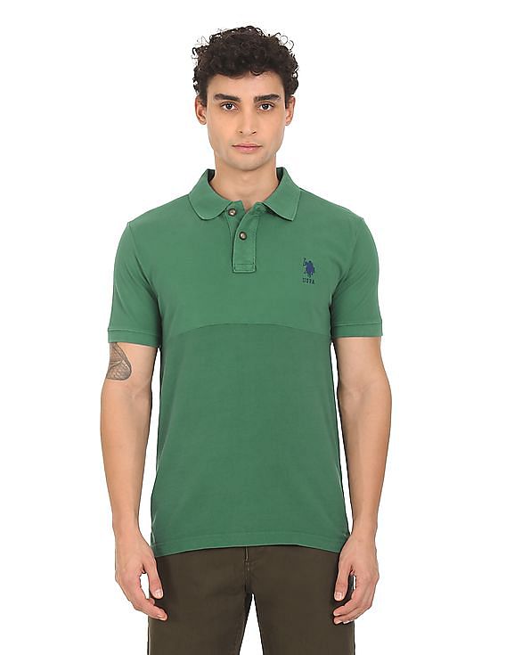 U.S. Polo Assn. Denim Co. Pique Solid Polo Shirt