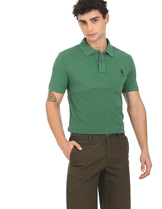 U.S. Polo Assn. Denim Co. Pique Solid Polo Shirt