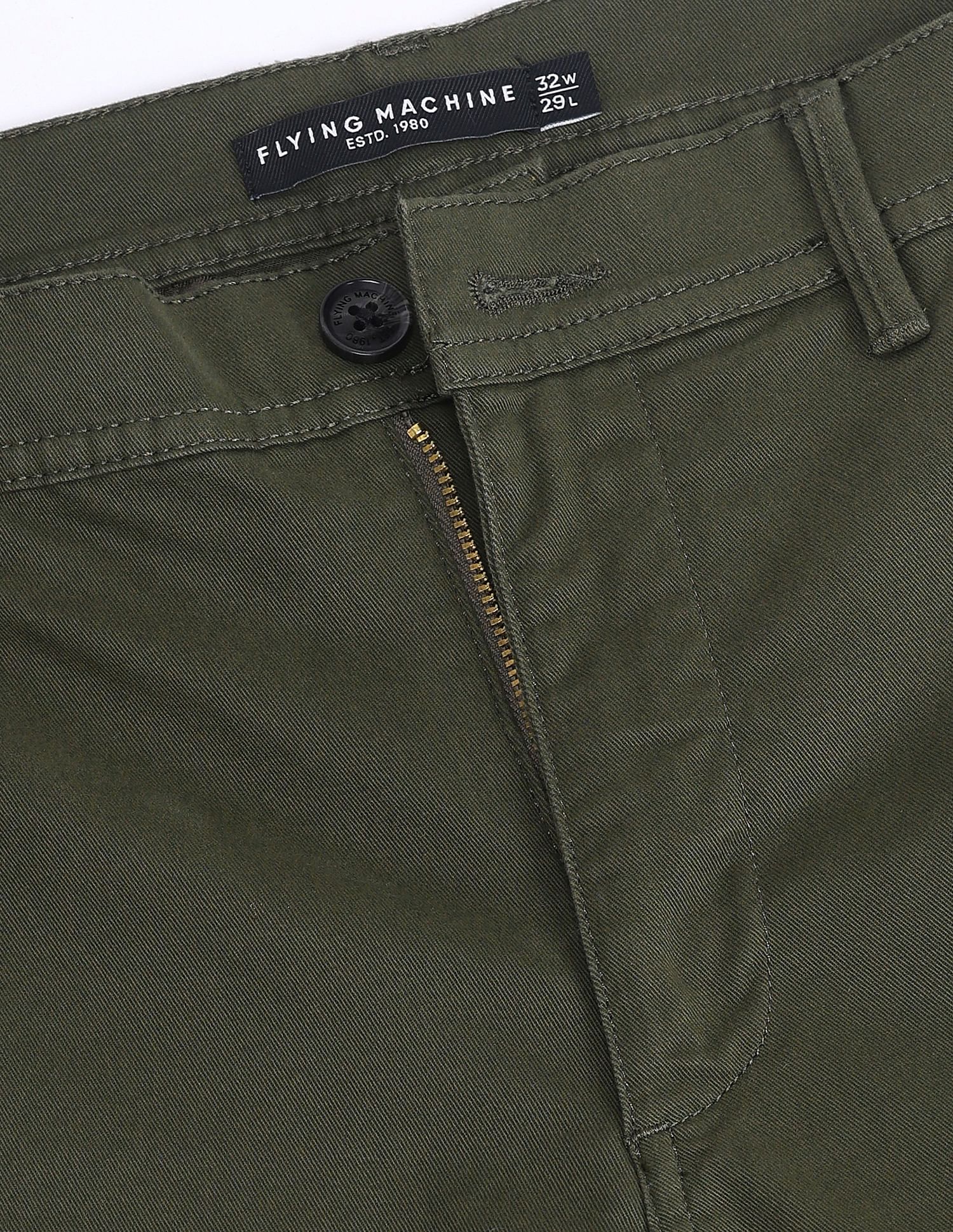 Flying Machine Slash Slim Tapered Regular Trousers