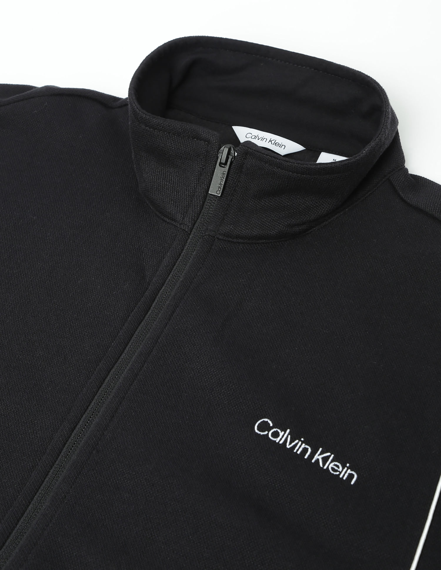 Calvin Klein High Neck Curved Piping Sweatshirt