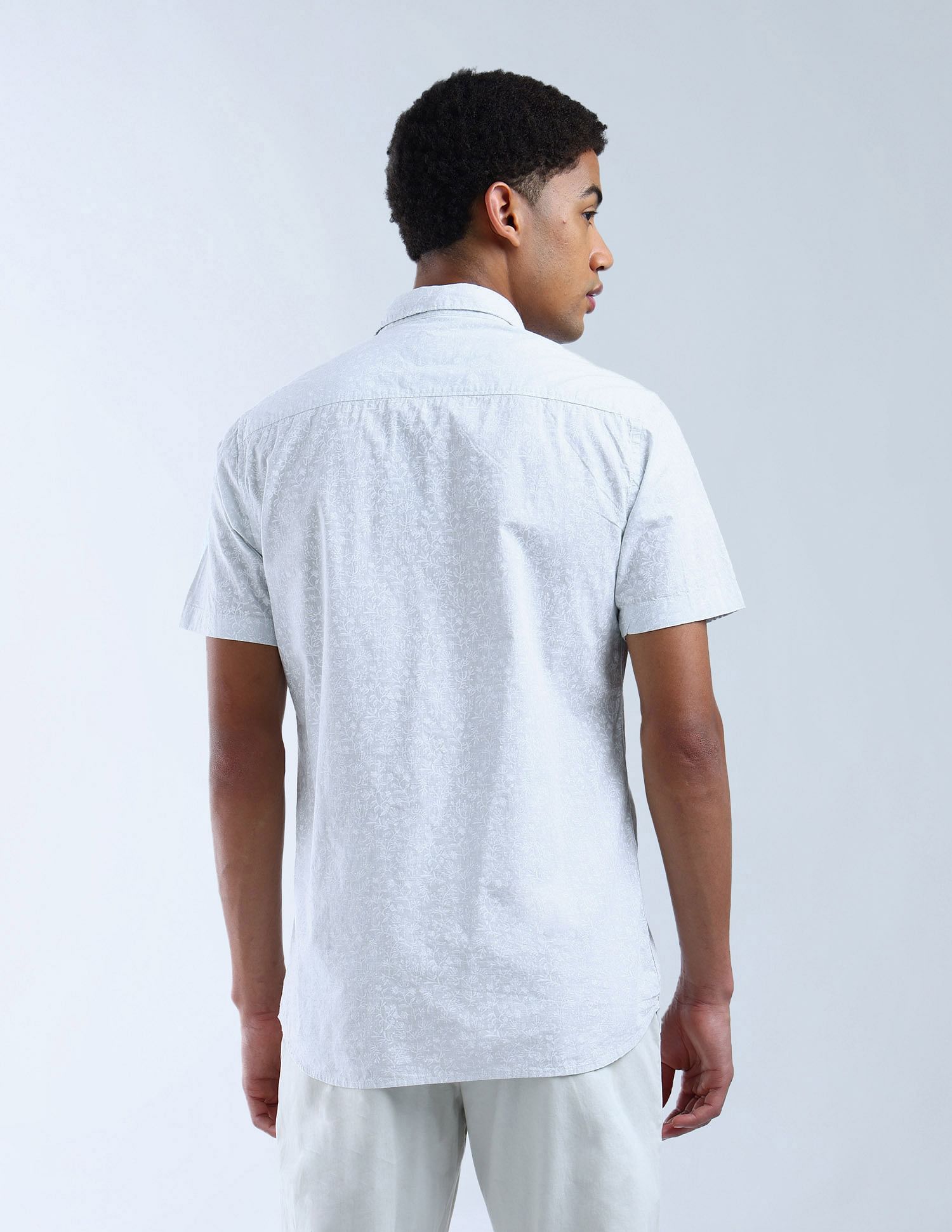 Flying Machine Slim Fit Tropical Essentials Shirt