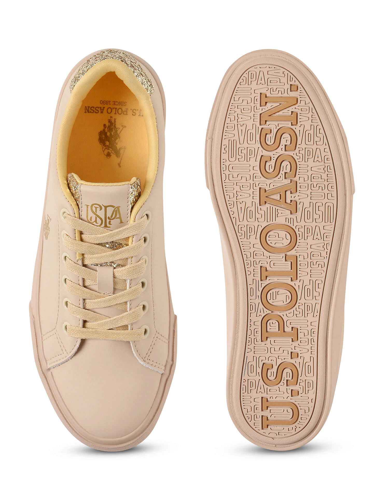 U.S. Polo Assn. Women Round Toe Logo Beverly 2.0 Sneakers