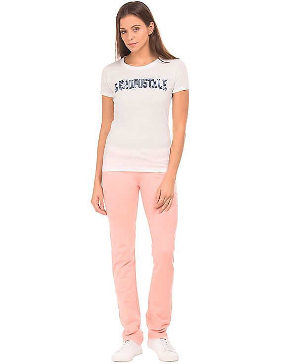 Aeropostale Brand Applique Slim Fit Track Pants