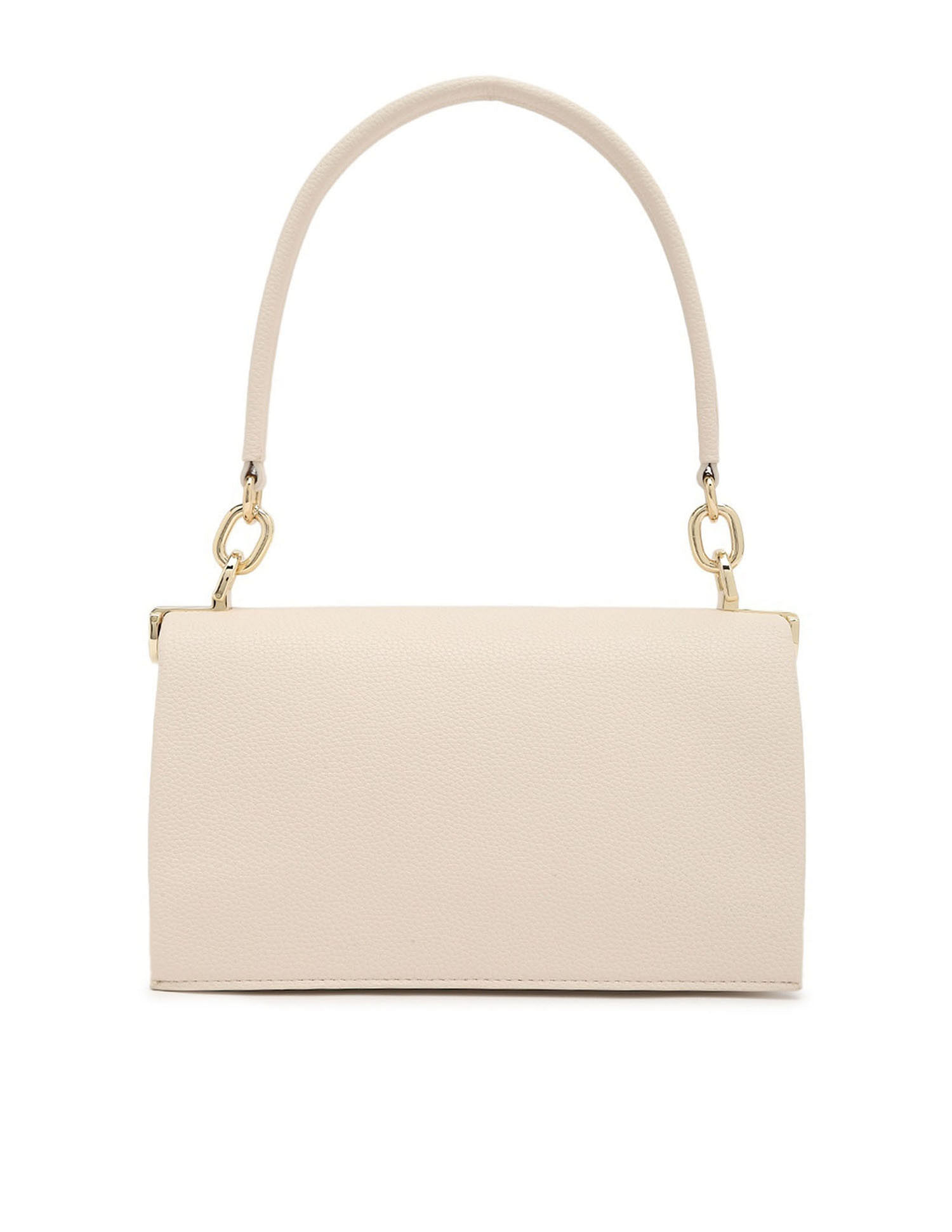 Tommy Hilfiger Solid Cream PU Bag