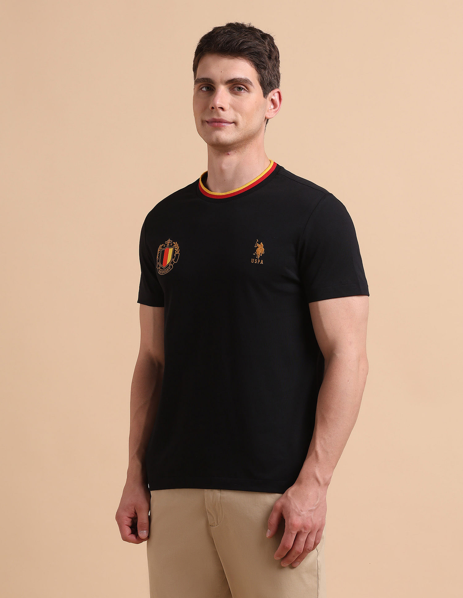 U.S. Polo Assn. Solid Pure Cotton T-Shirt