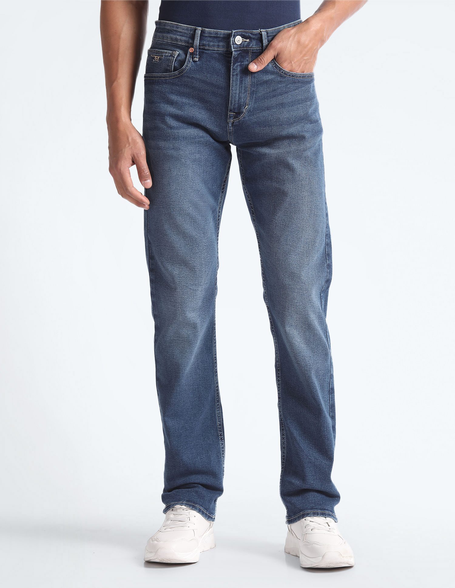 Flying Machine F-Jango Relaxed Straight Fit Jeans