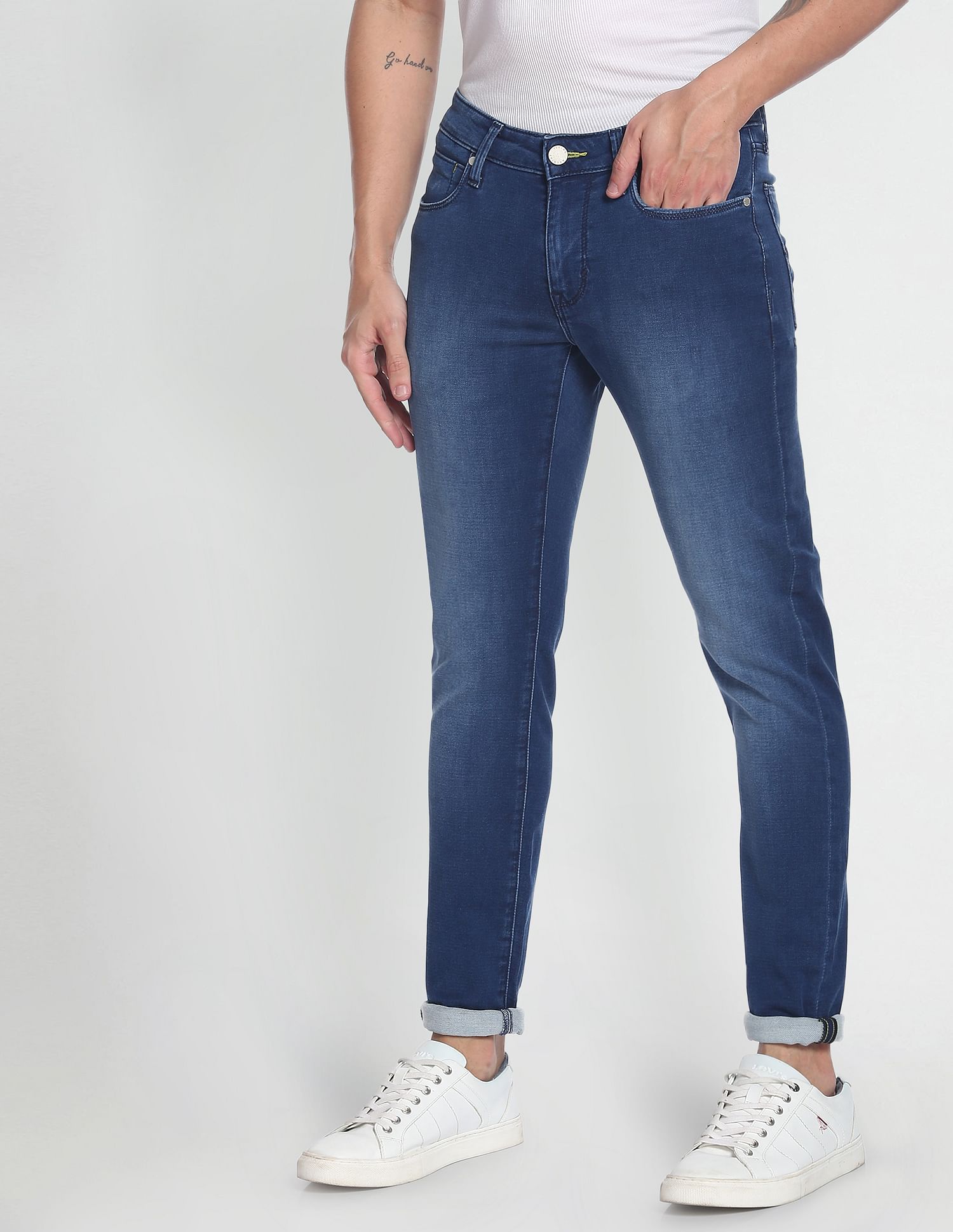 Flying Machine Jackson Super Skinny Fit Low Rise Jeans