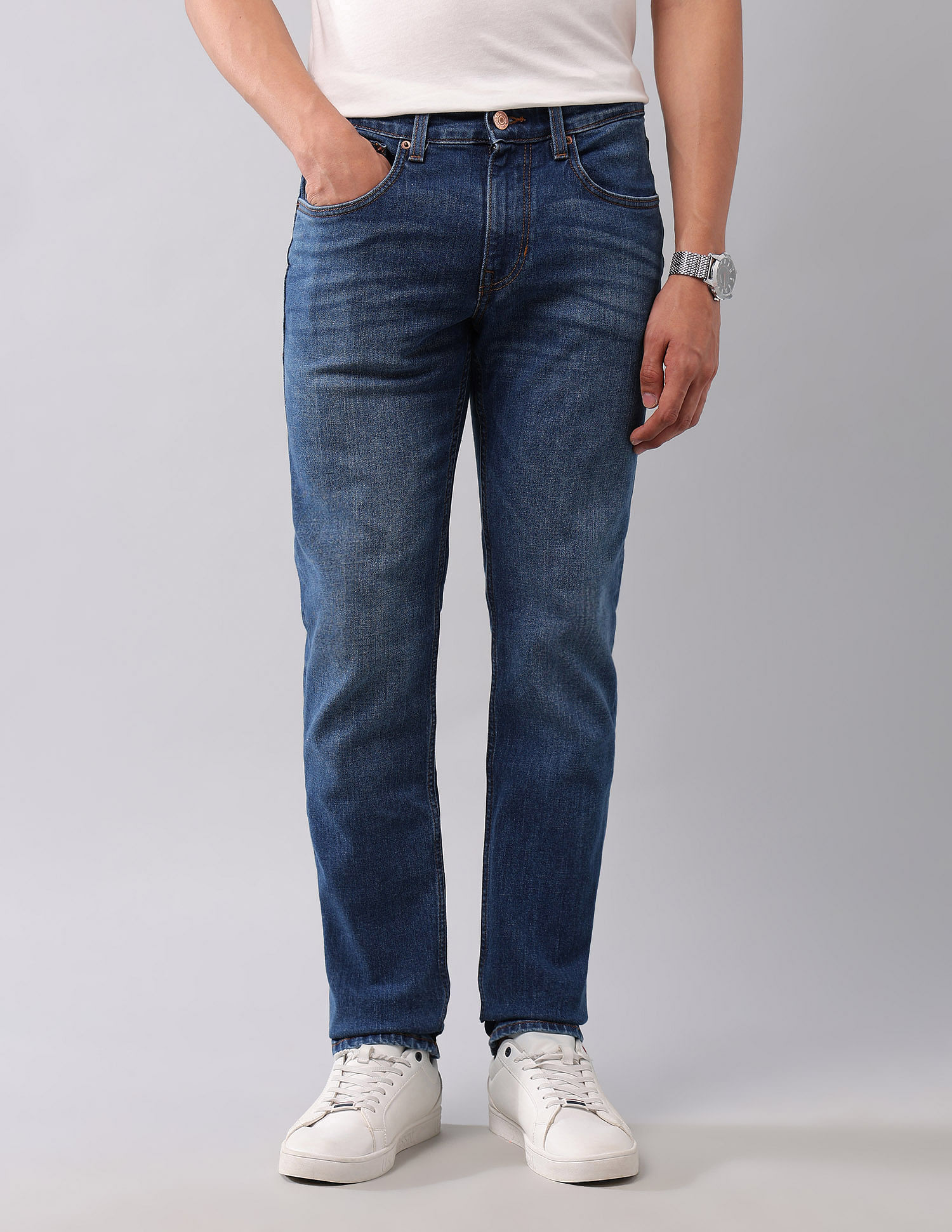 U.S. Polo Assn. Denim Co. Brandon Slim Tapered Fit Blue Jeans