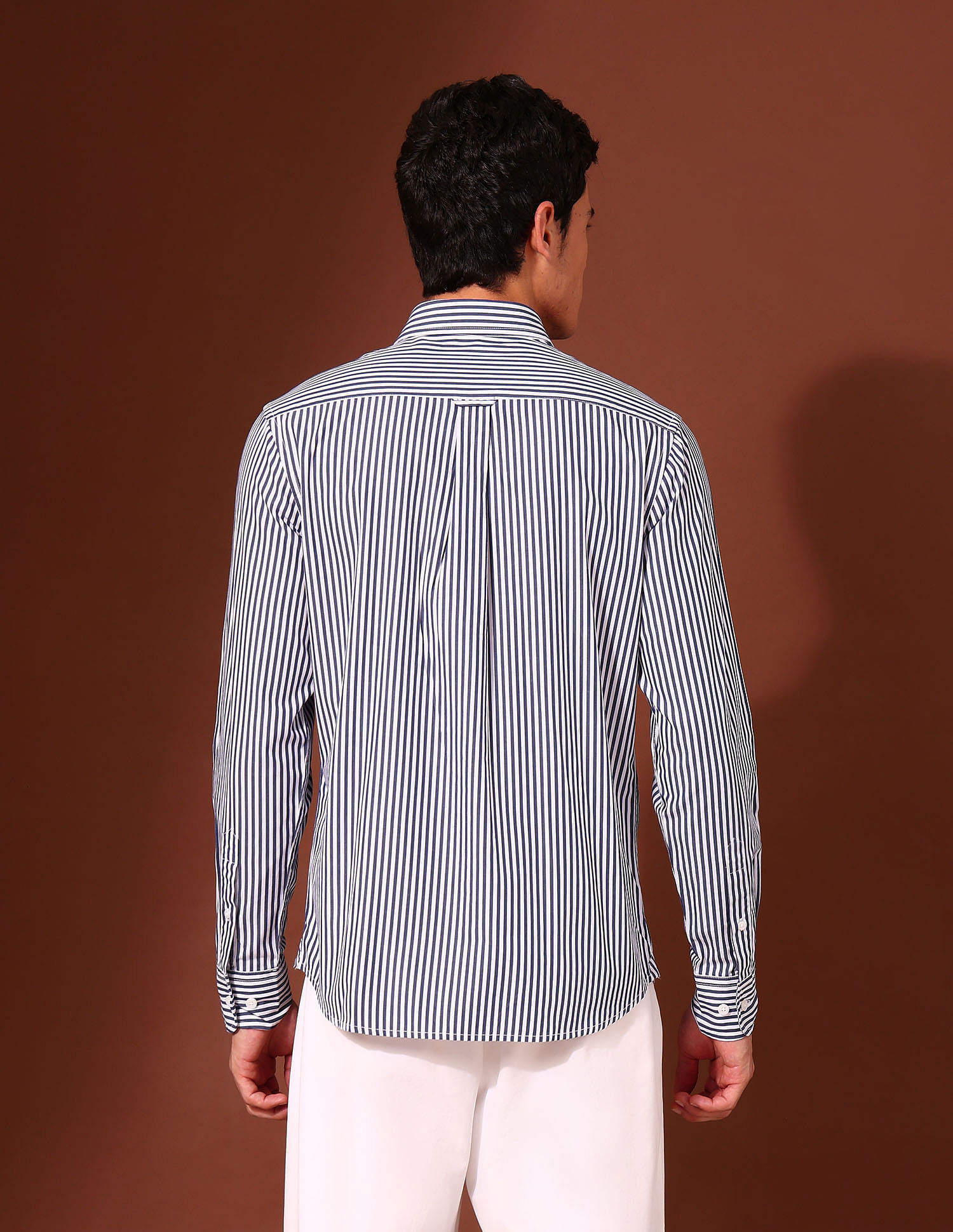 U.S. Polo Assn. Vertical Striped Tailored Fit Shirt