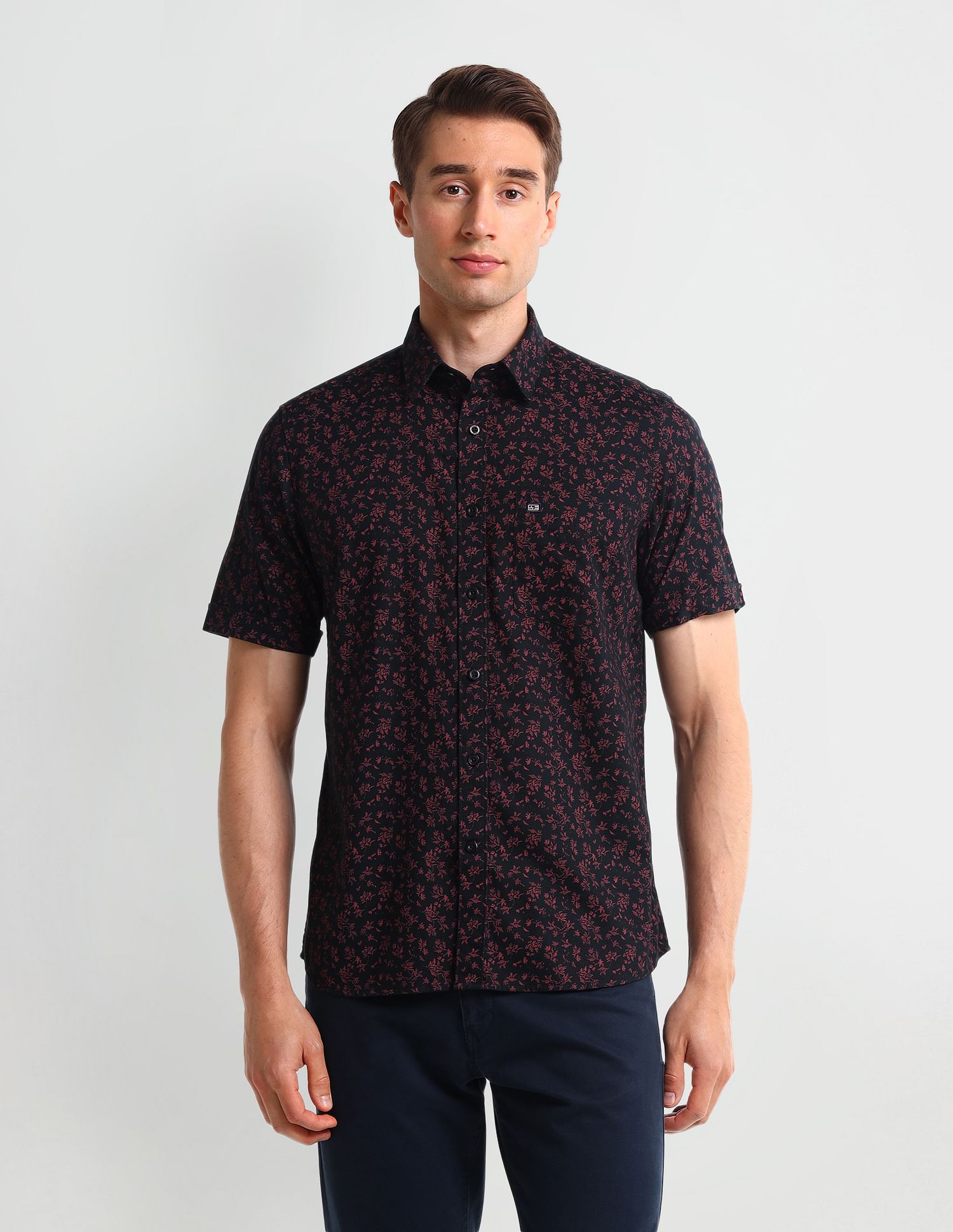 Arrow Sport Liberty Classic Fit Floral Print Shirt