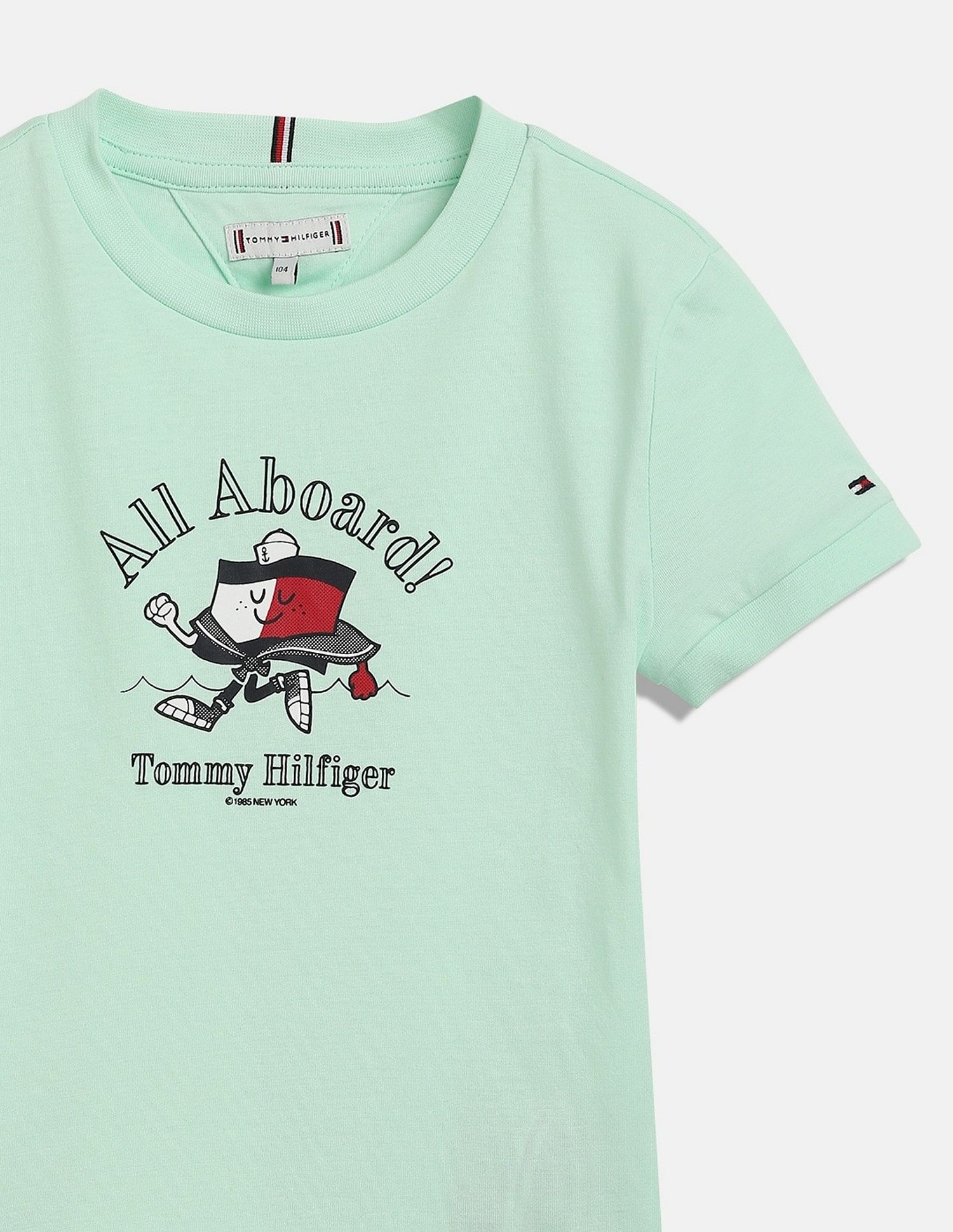Tommy Hilfiger Kids Girls Graphic Regular-Fit Cotton T-Shirt