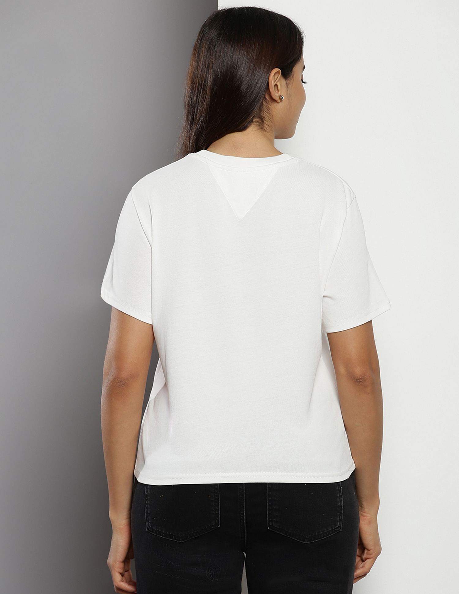 Tommy Hilfiger Transitional Cotton Rainbow Flag T-Shirt