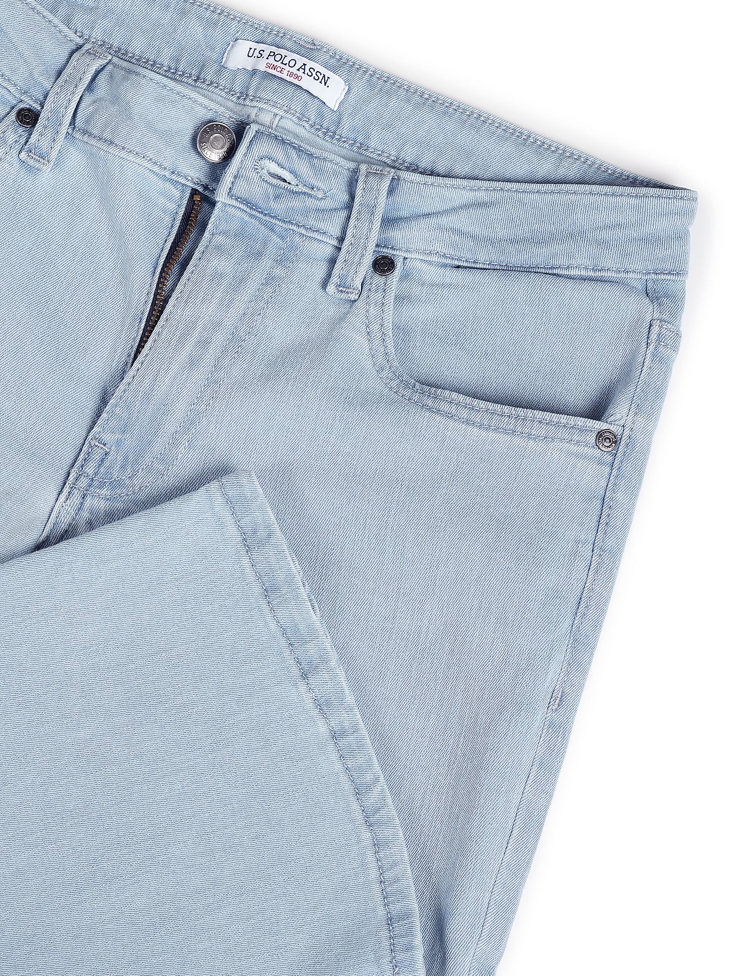 U.S. Polo Assn. Women Mid Rise Boot Cut Jeans