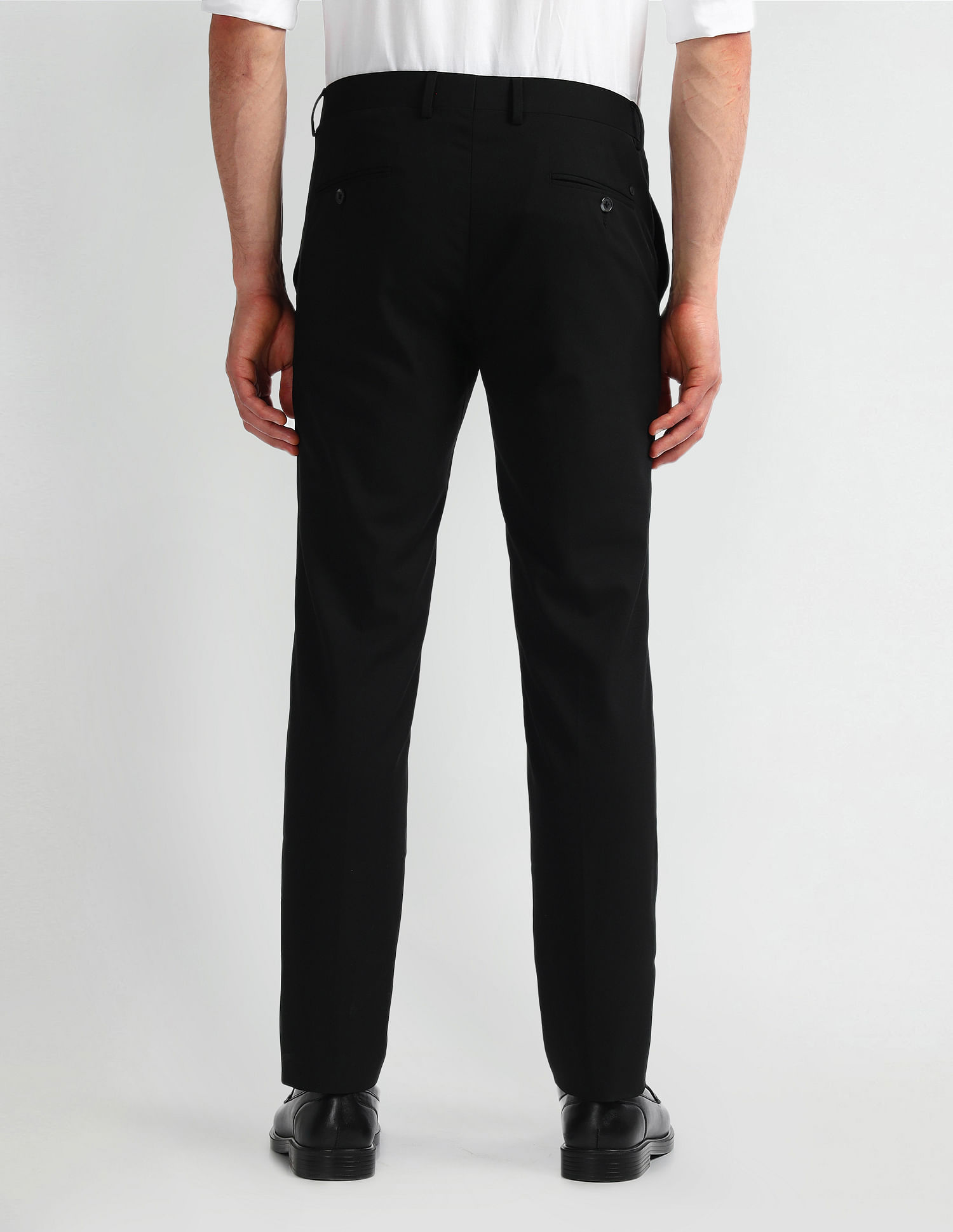 Arrow Mid Rise Tapered Fit Trousers