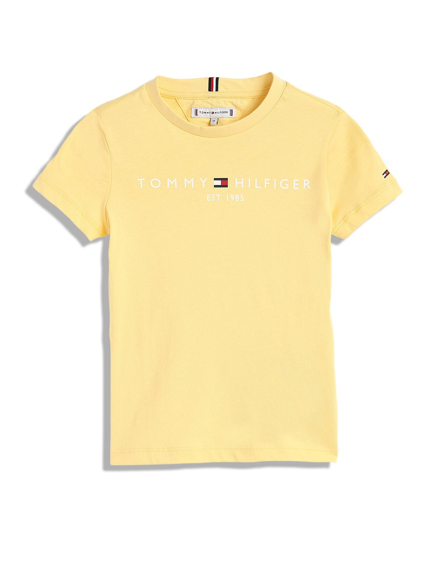 Tommy Hilfiger Kids Boys Solid Regular-Fit Cotton T-Shirt