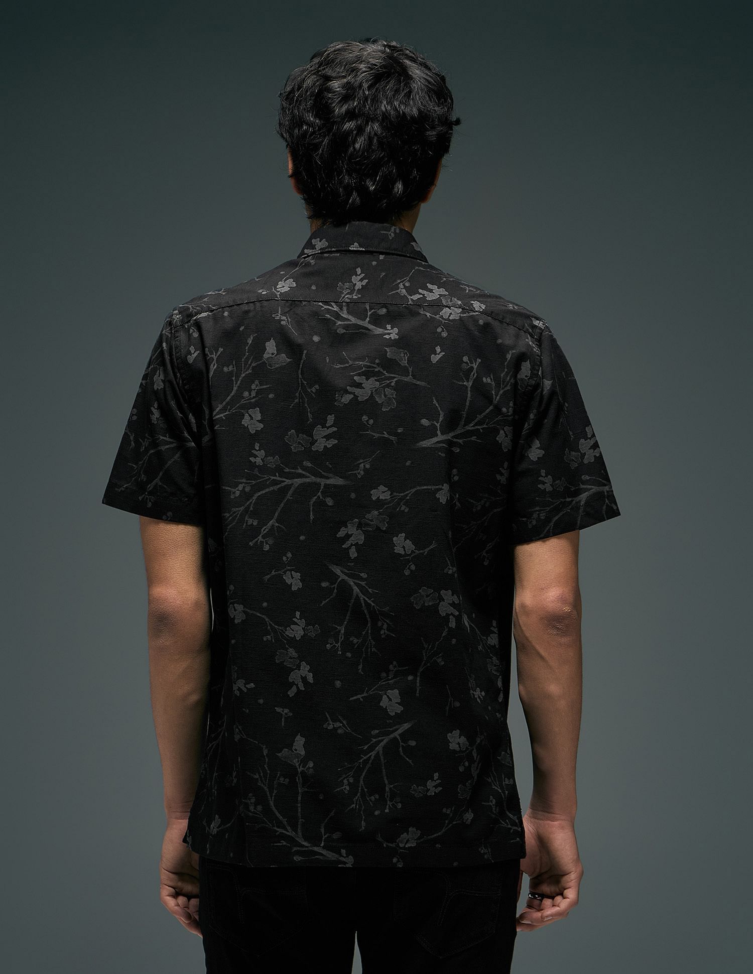 Flying Machine Regular Fit Digital Printed Shirt