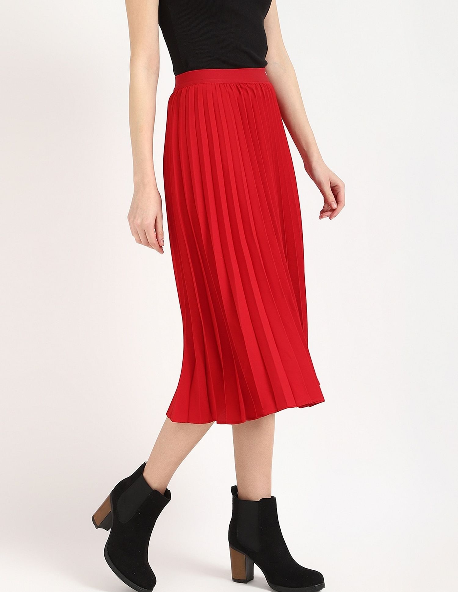 Tommy Hilfiger Regular-Fit Solid High-Rise Skirt