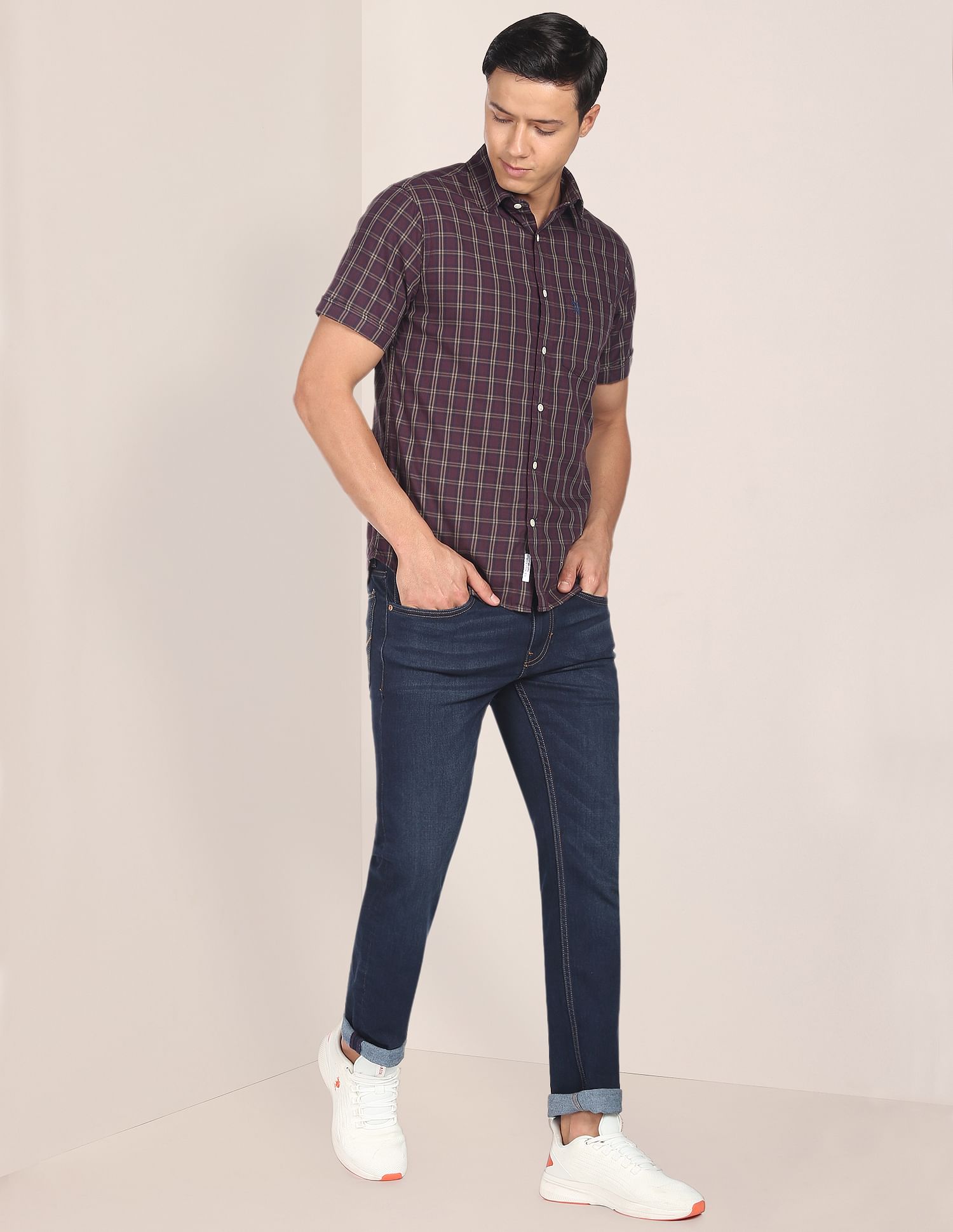 U.S. Polo Assn. Tartan Check Twill Casual Shirt