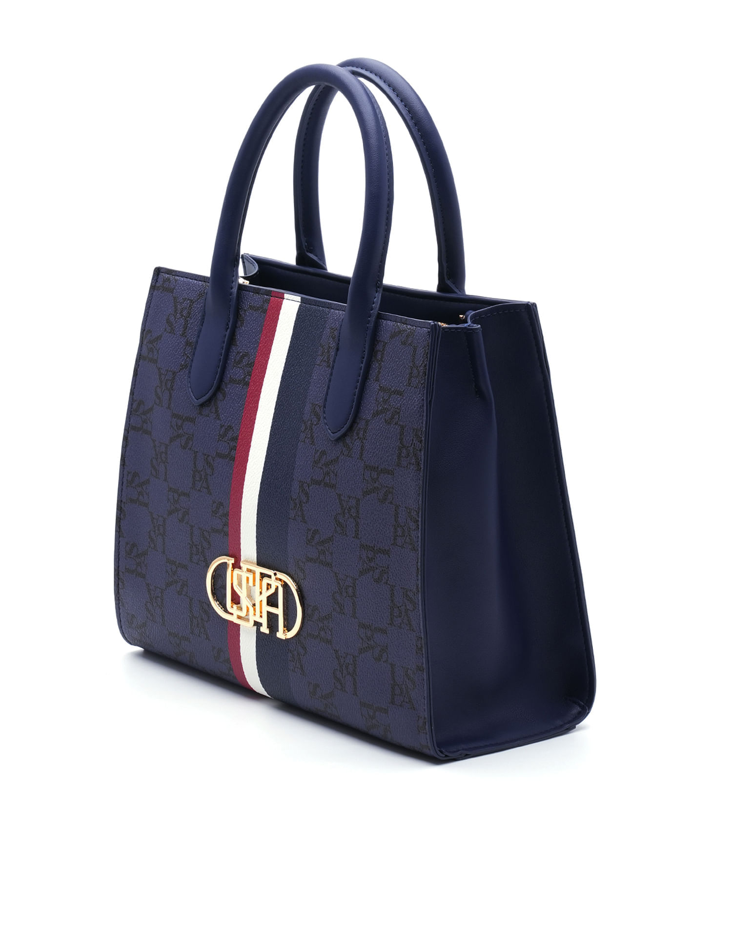 U.S. Polo Assn. Women Carol Monogram Satchel Bag