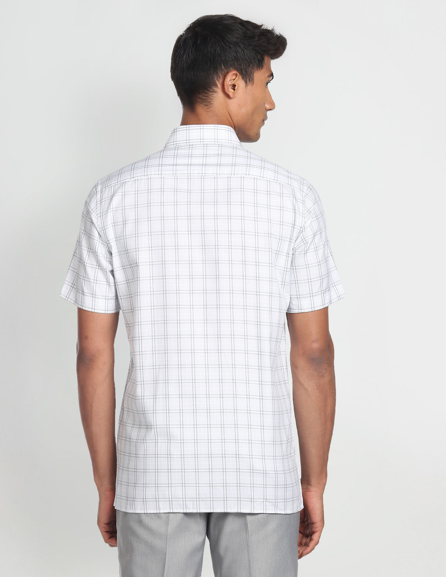Arrow Tartan Check Twill Formal Shirt