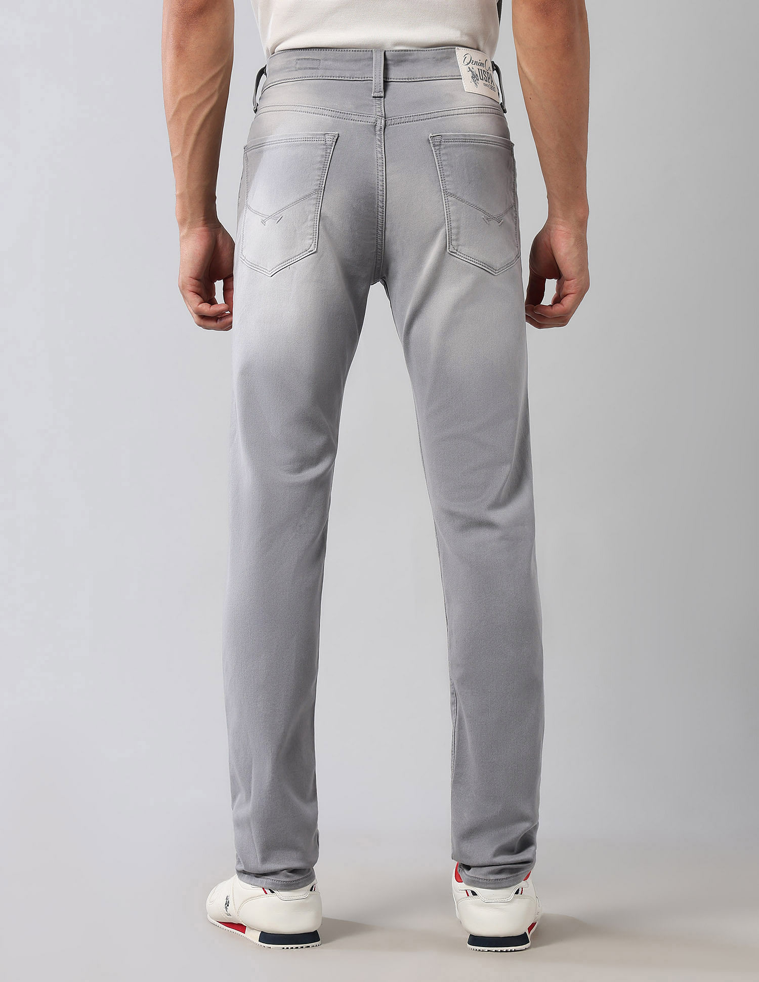 U.S. Polo Assn. Denim Co. Regallo Skinny Fit Grey Ultra Soft Jeans