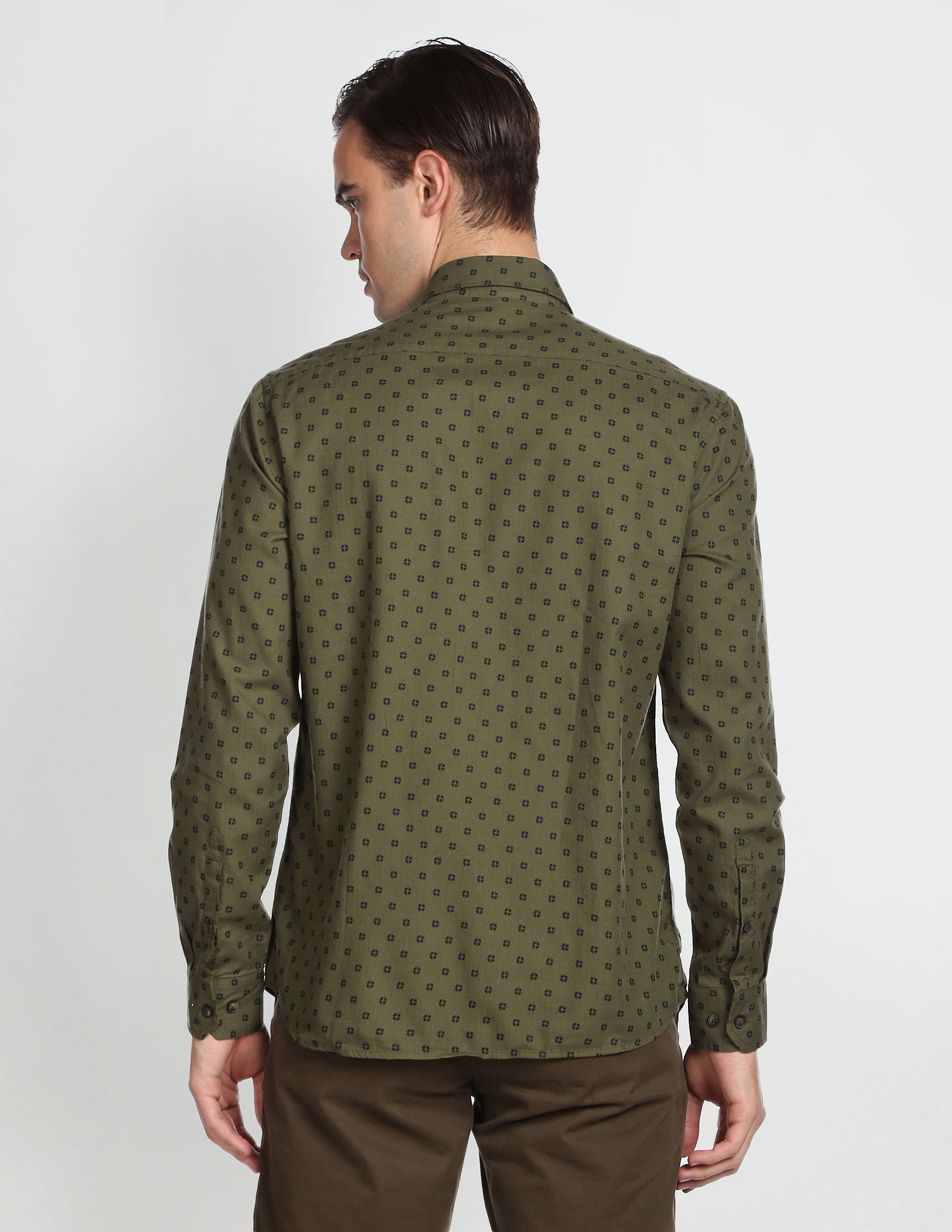 Arrow Sports Motif Print Tennis Club Shirt