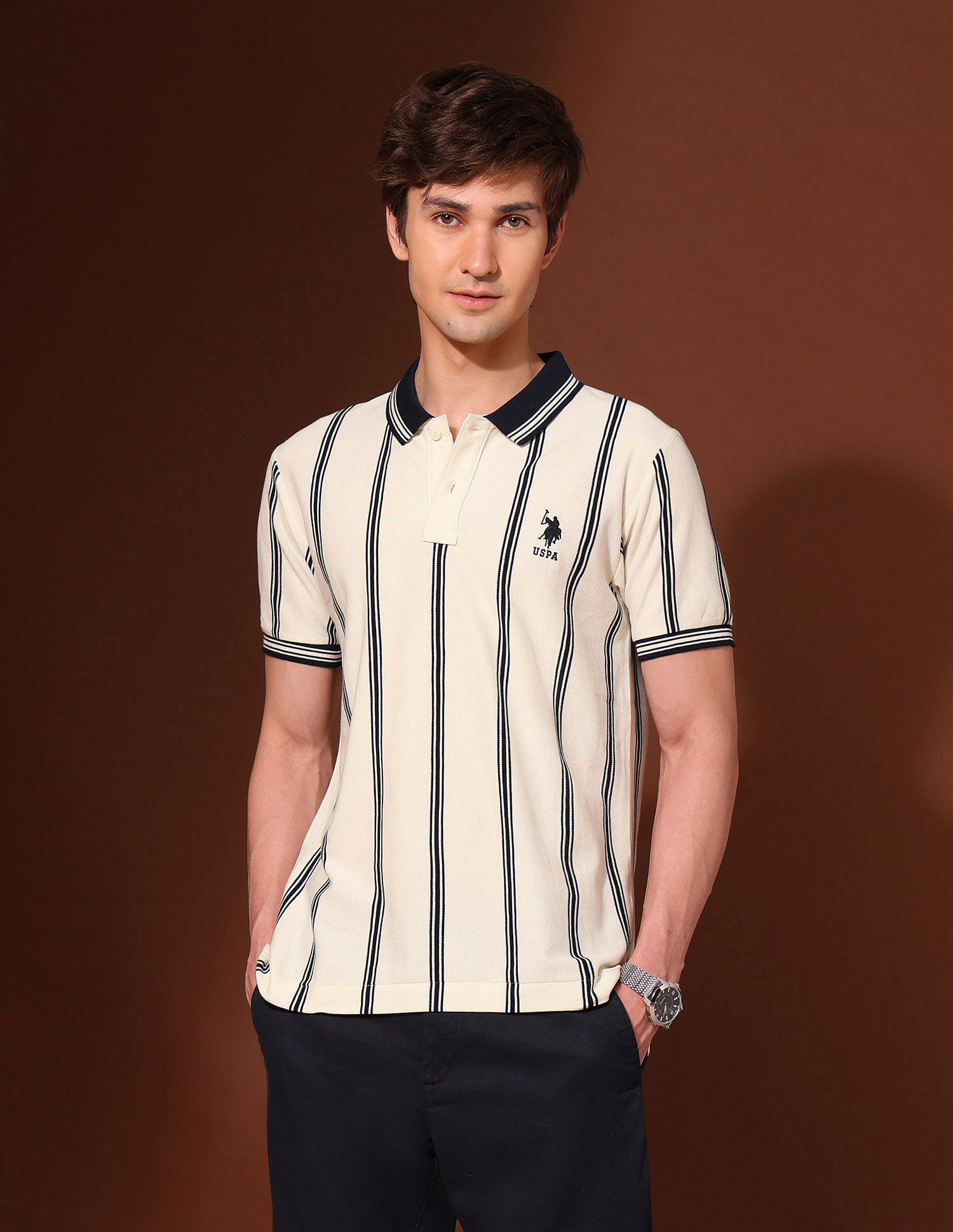 U.S. Polo Assn. Pure Cotton Work And Wander Polo Shirt
