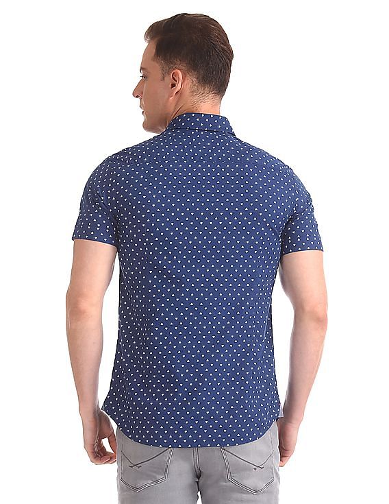 U.S. Polo Assn. Denim Co. Short Sleeve Printed Shirt