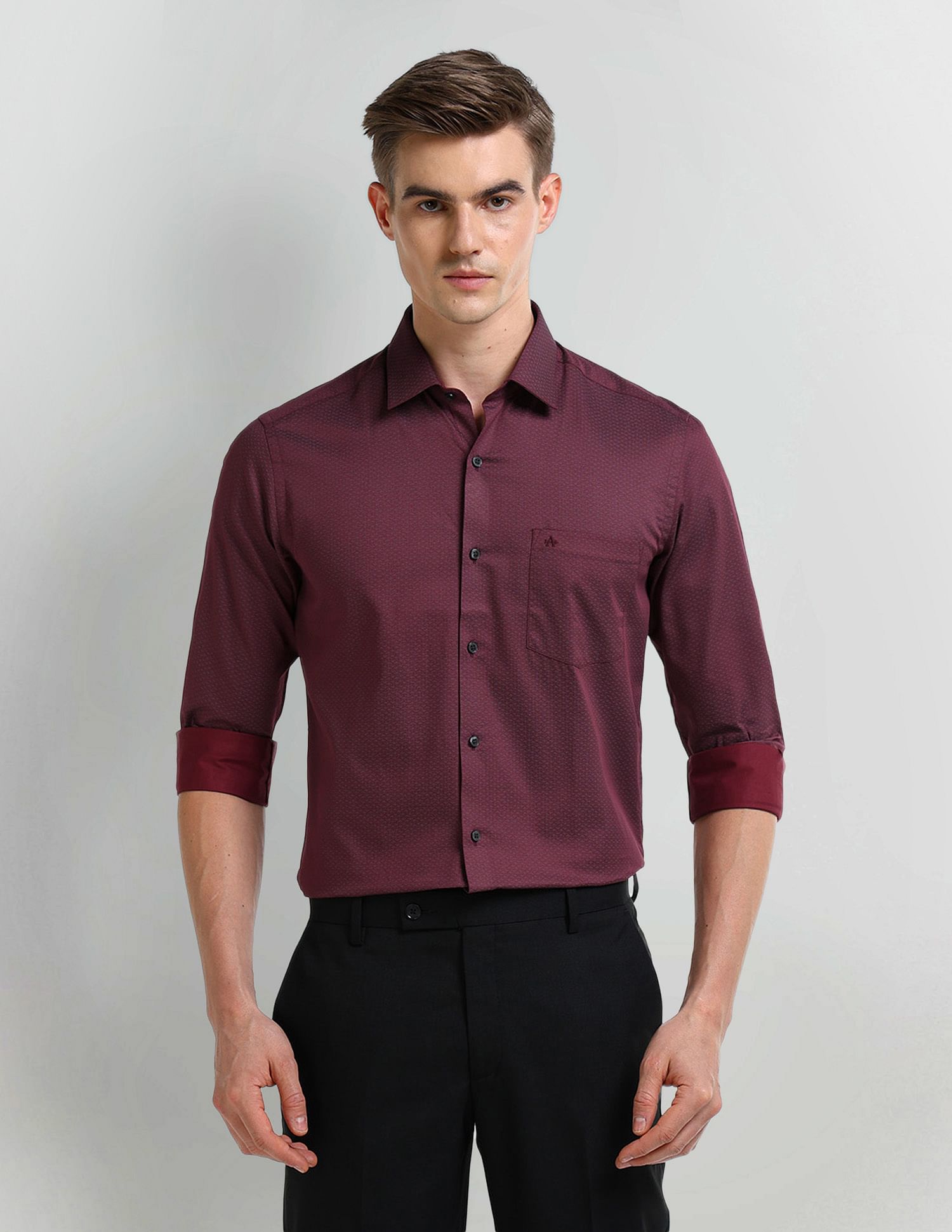 Arrow All-over Print Cotton Shirt
