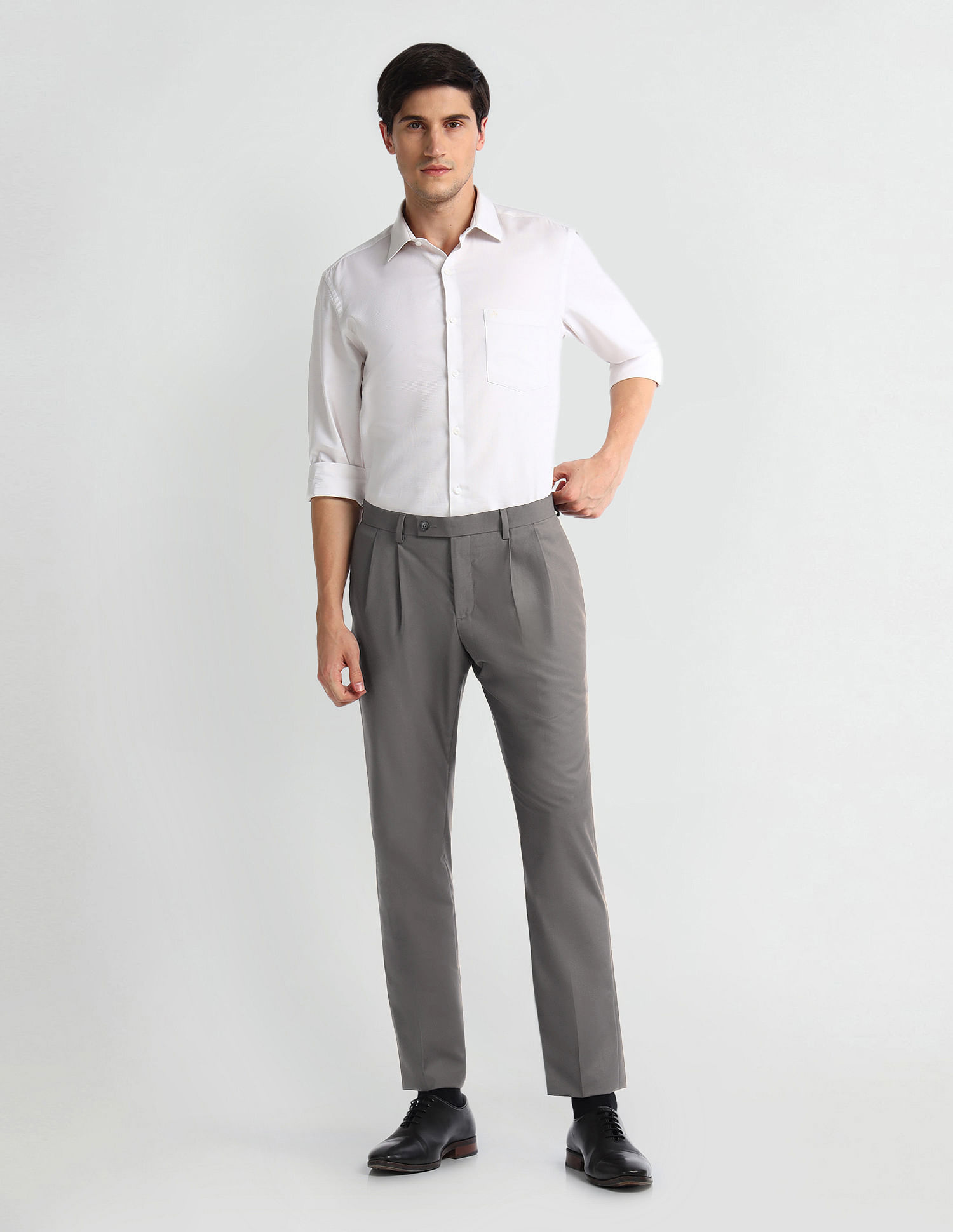 Arrow Smart Flex Slim Trousers