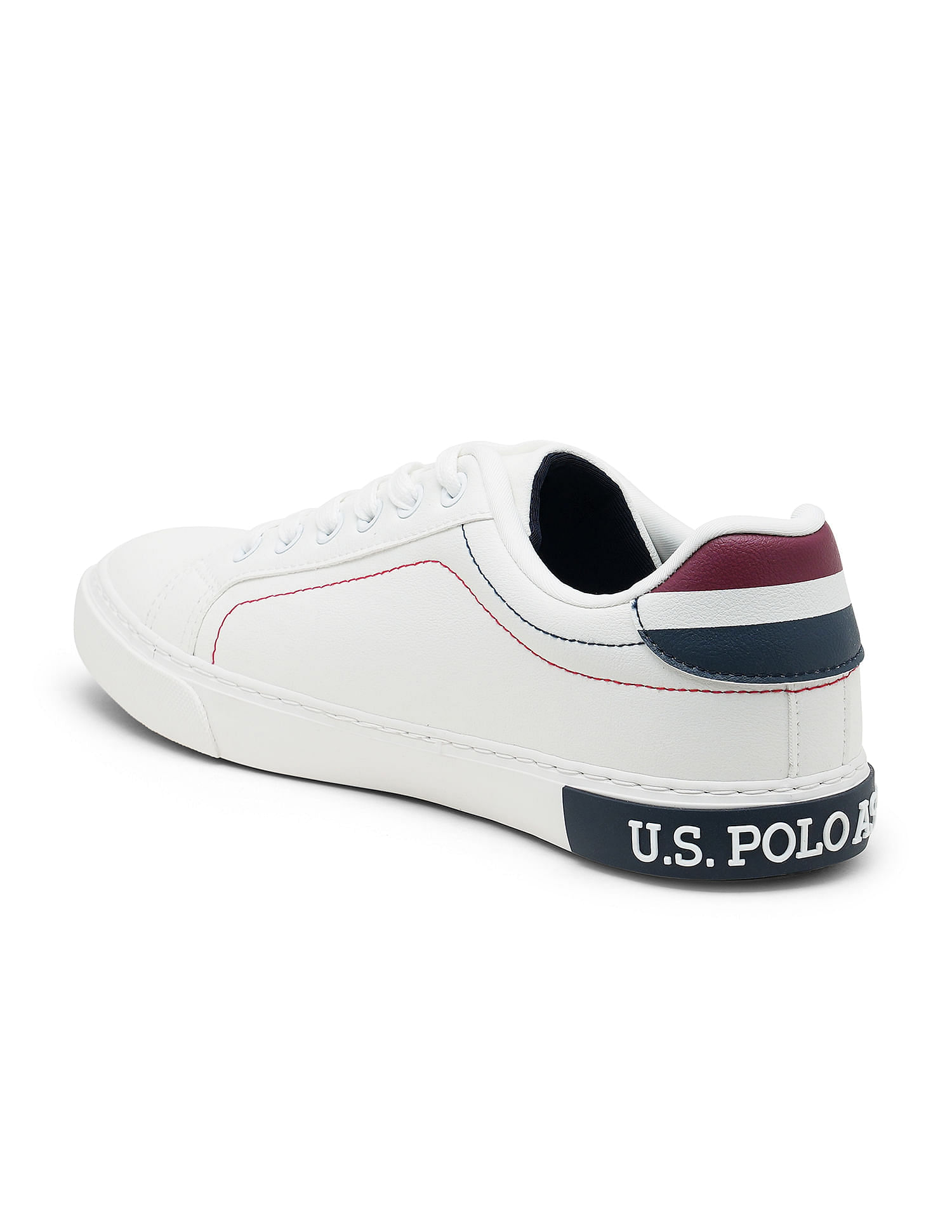 U.S. Polo Assn. Men Low Top Brand Detail Rojas Sneakers