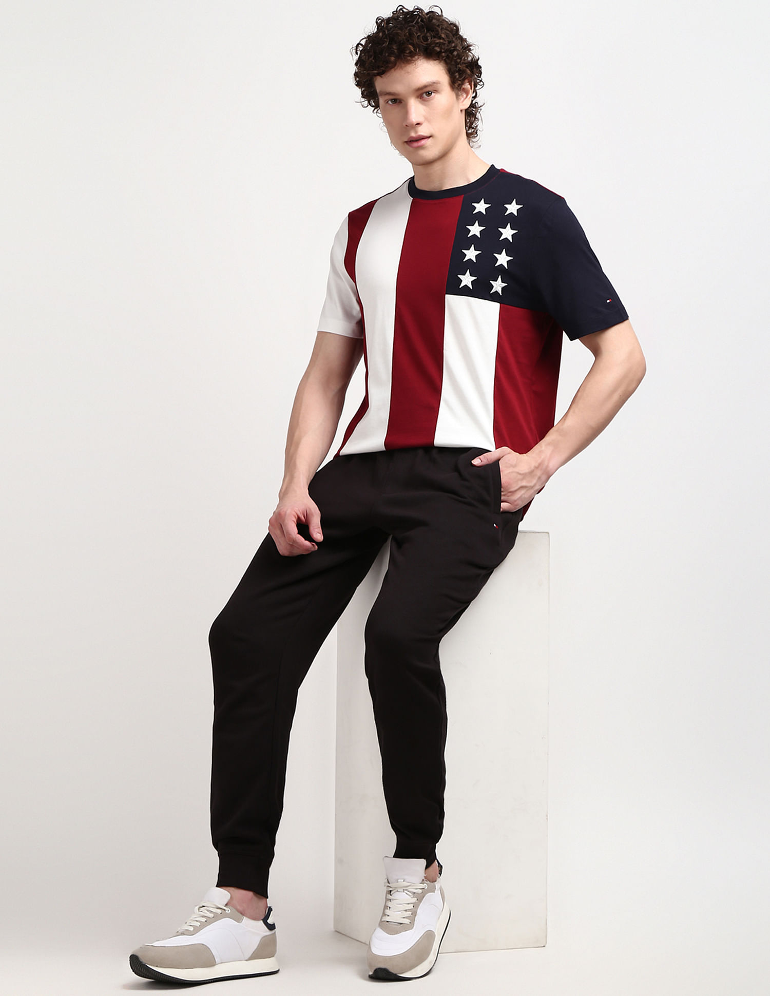 Tommy Hilfiger Mid Rise Flag Logo Joggers