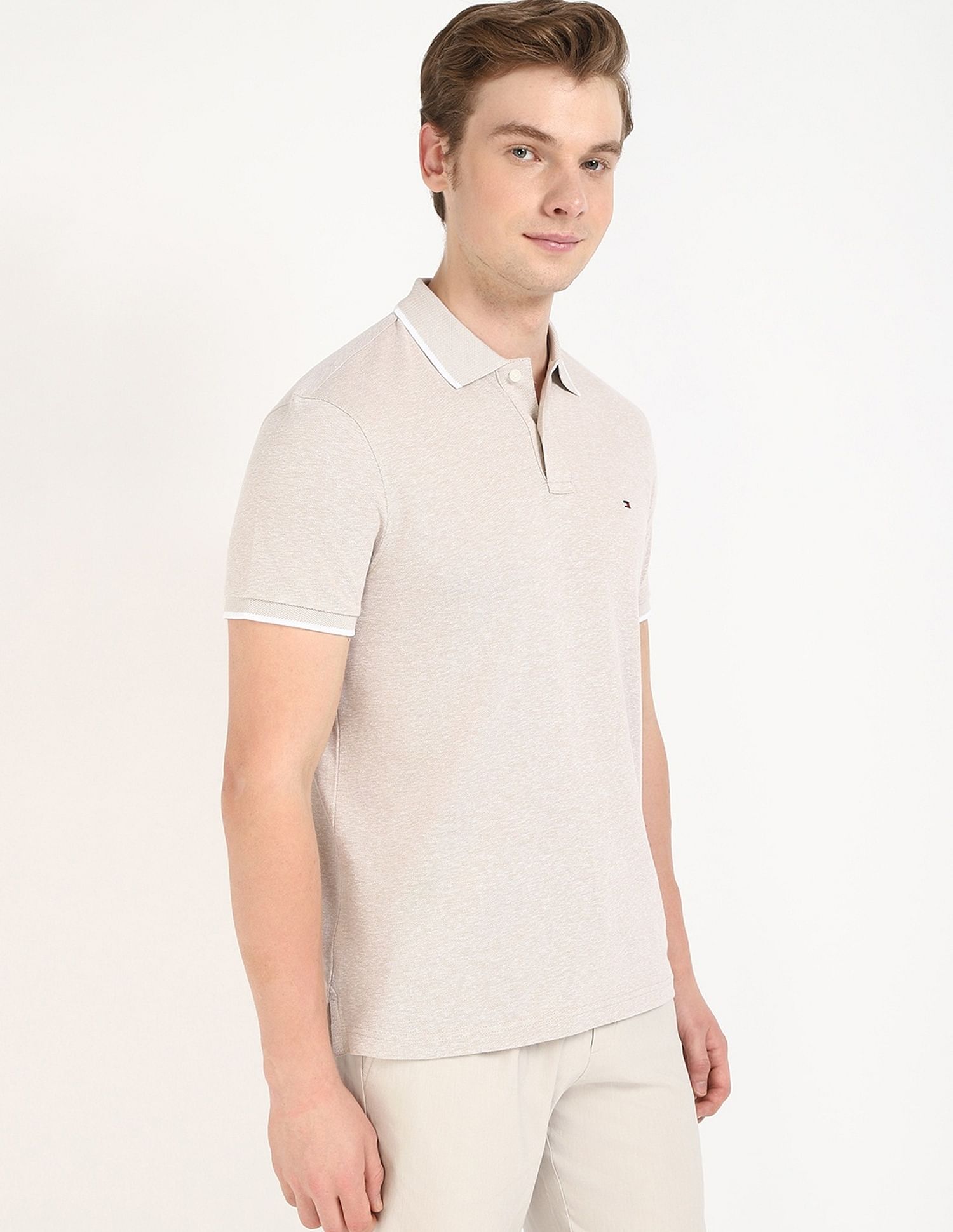 Tommy Hilfiger Printed Regular-Fit Cotton Polo Shirt