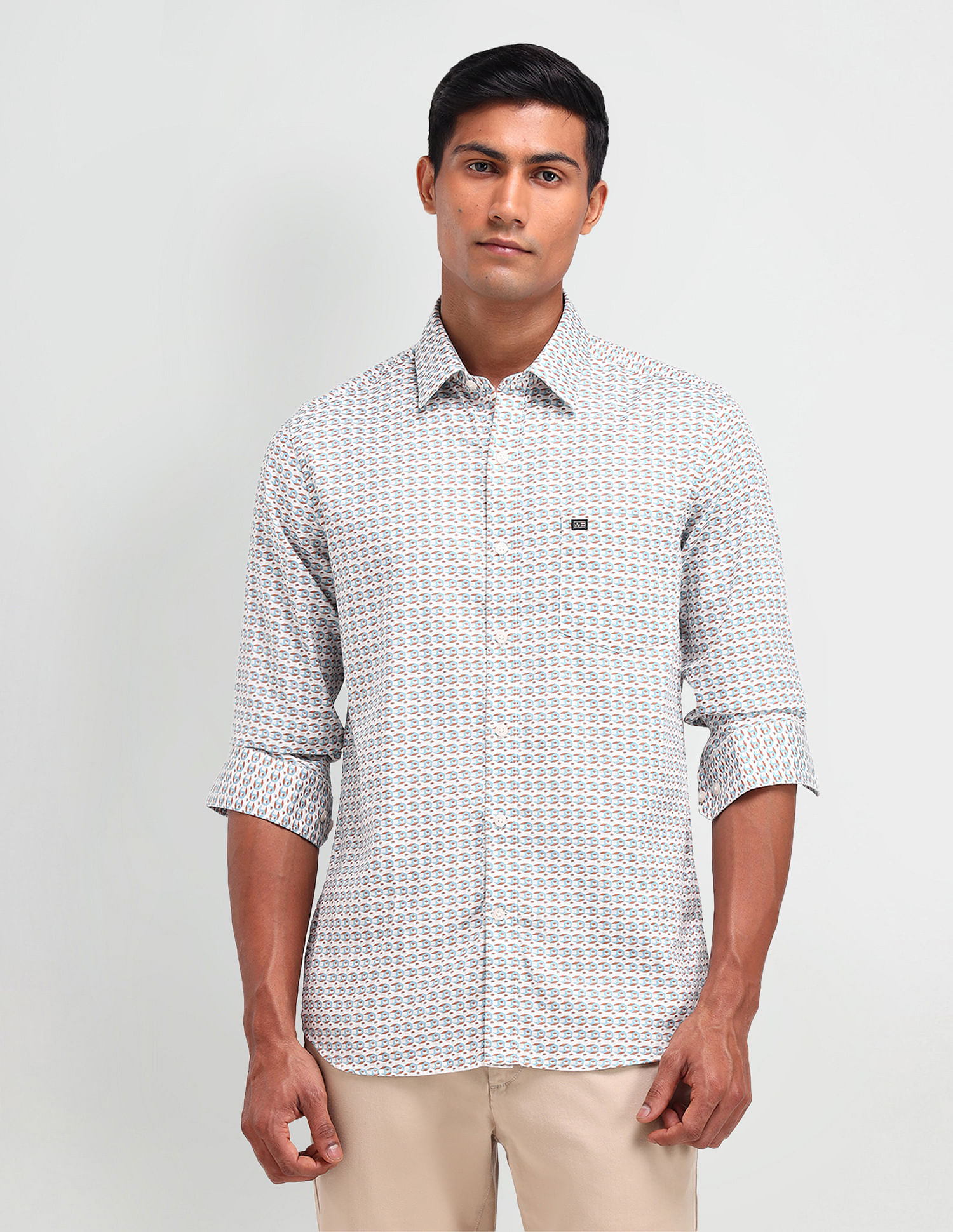 Arrow Sport Manhattan Slim Fit Dobby Shirt