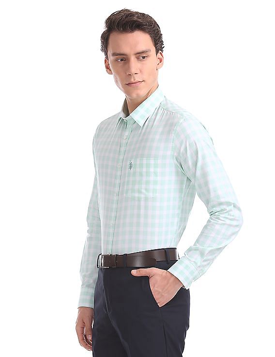 USPA Tailored Tailored Regular Fit Check Shirt