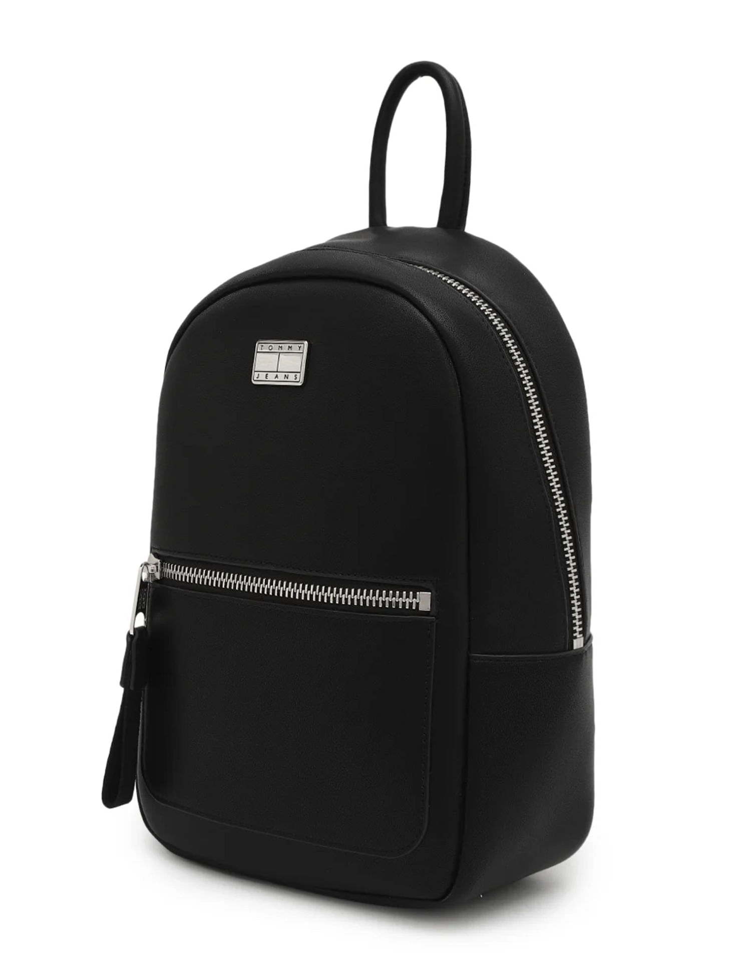 Tommy Hilfiger Textured Black PU Sling Bag