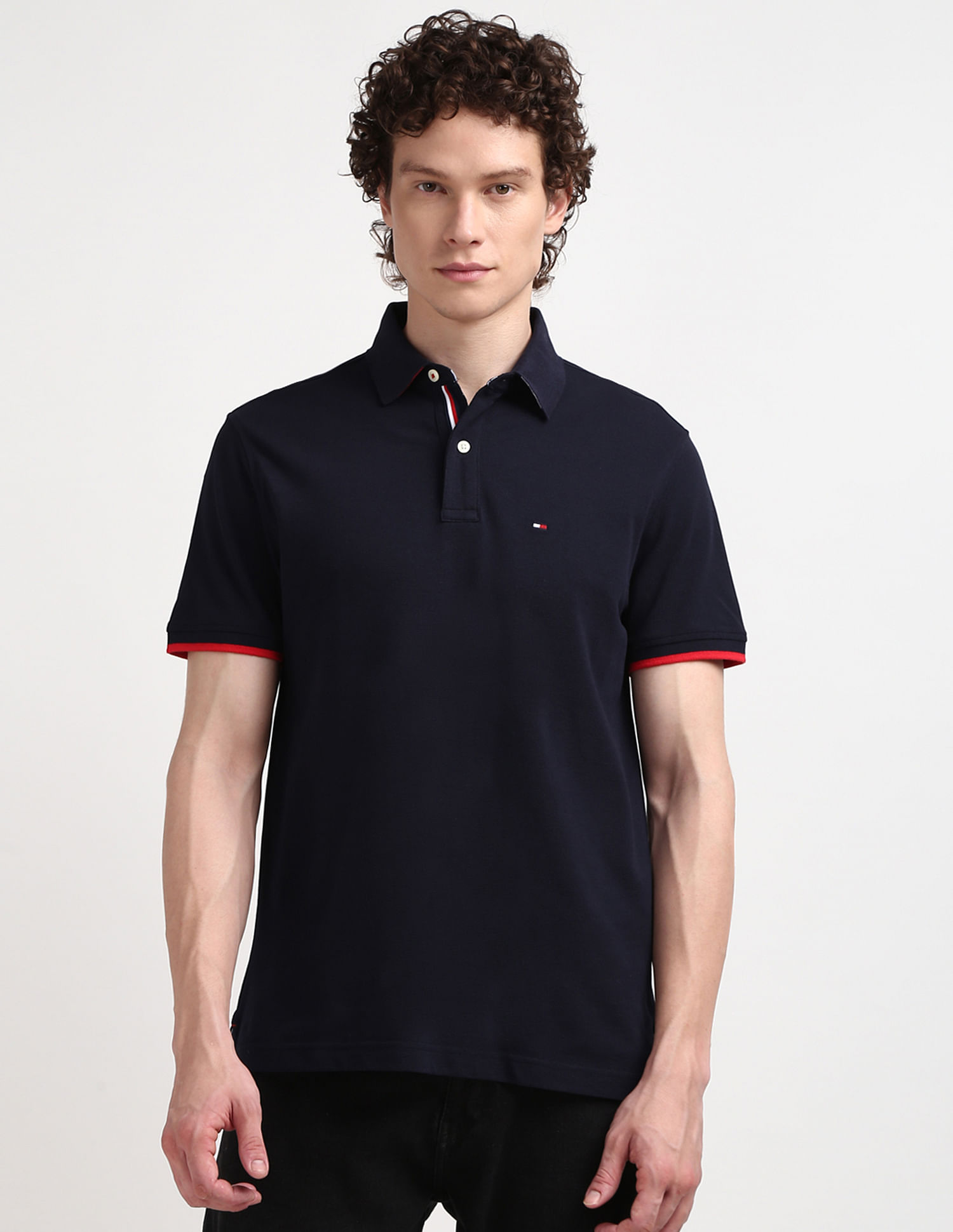 Tommy Hilfiger Solid Sanders Polo Shirt
