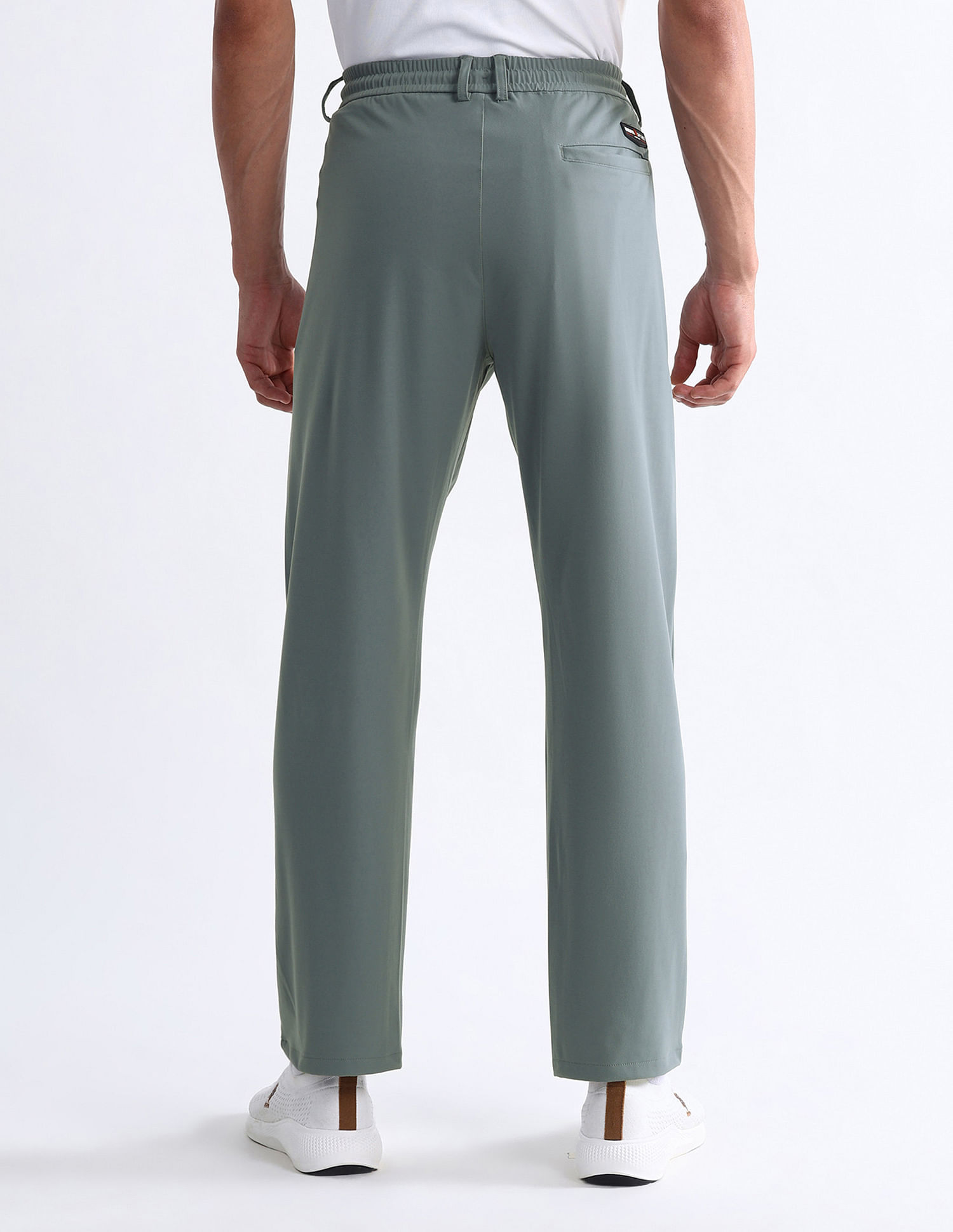 USPA Active Slim Fit Solid Active Track Pants